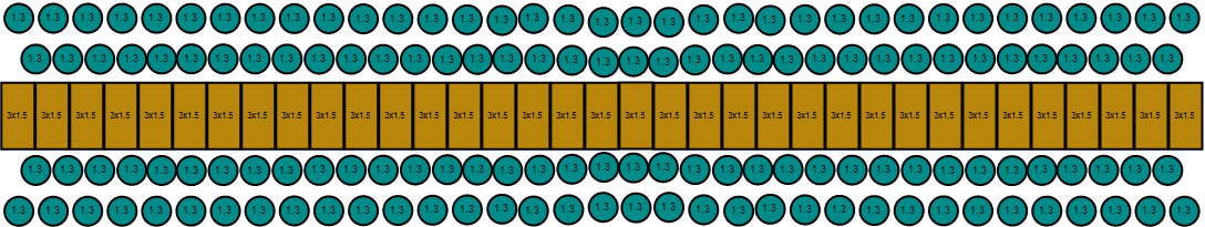 Custom Bling Baguette Diamond Ring  - Eternity Ring 3D print model_18