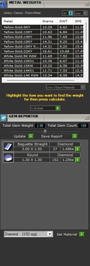 Custom Bling Baguette Diamond Ring  - Eternity Ring 3D print model_5