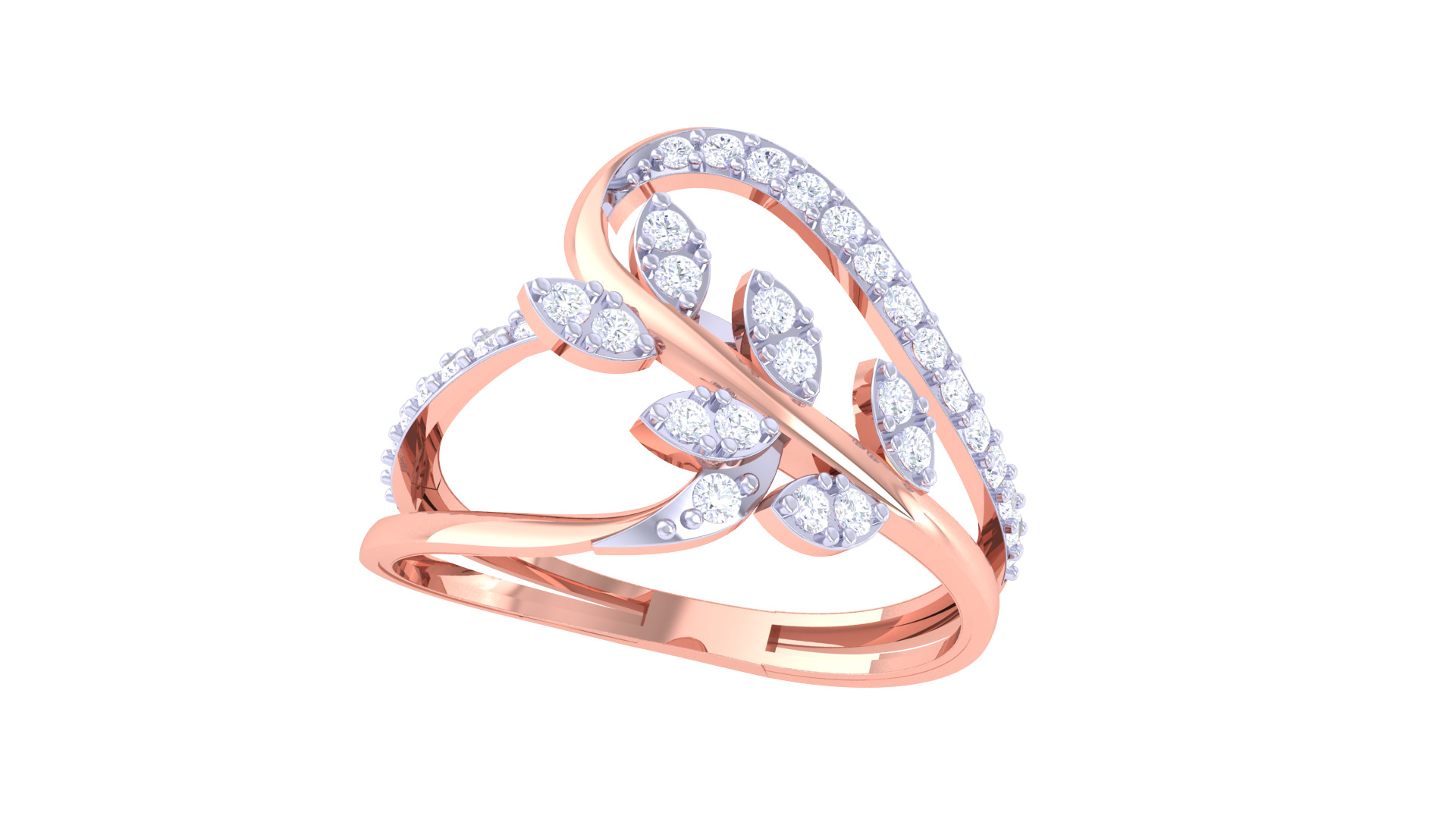 Women Ring MTL 3dm STL OBJ FBX Details 3D print model_1