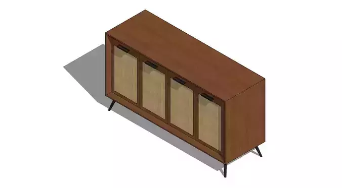 MODERN WOODEN STORAGE UNIT