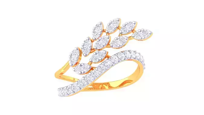  Women Ring MTL 3dm STL OBJ FBX Details 3D print model