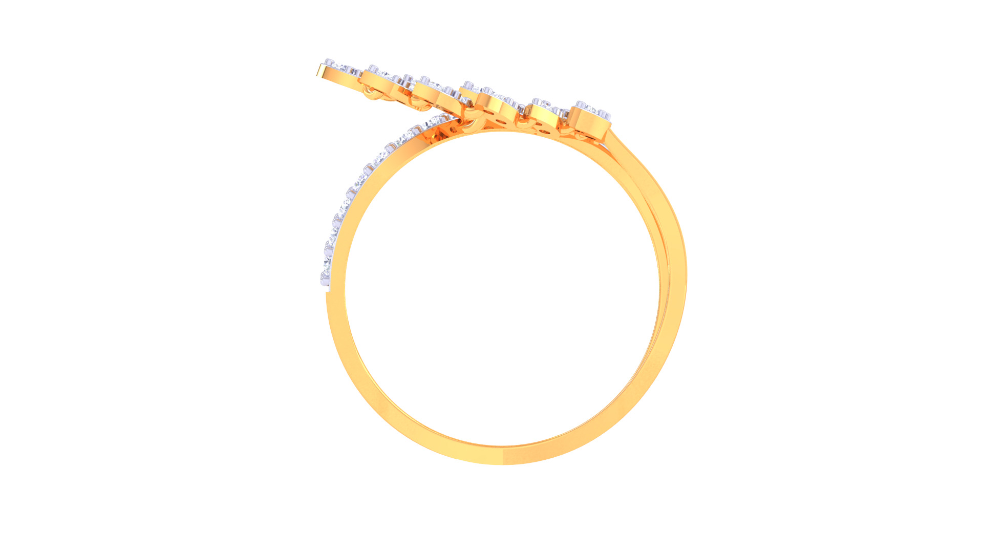  Women Ring MTL 3dm STL OBJ FBX Details 3D print model_3