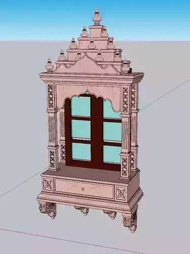 indian stone jharokha window