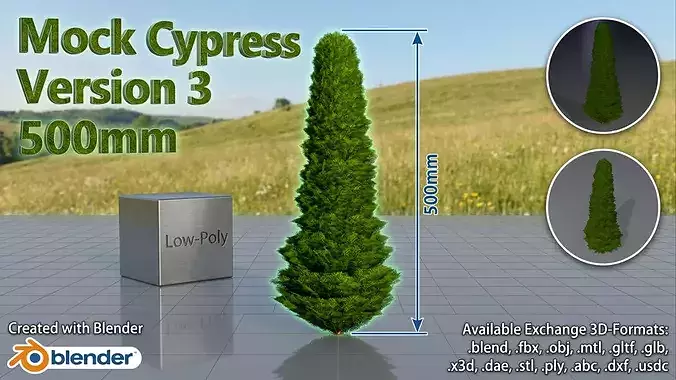 Mock cypress version-3 500mm
