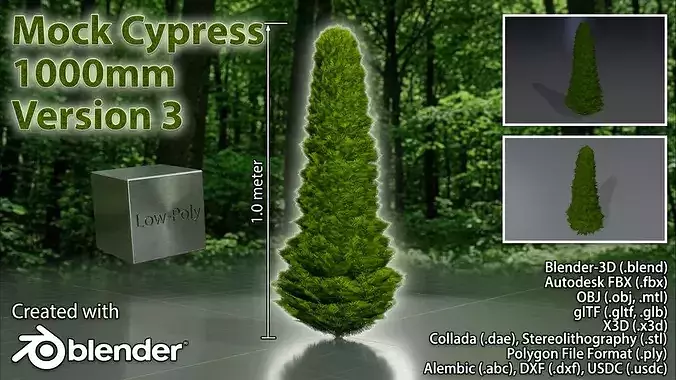 Mock cypress version-3 1000mm