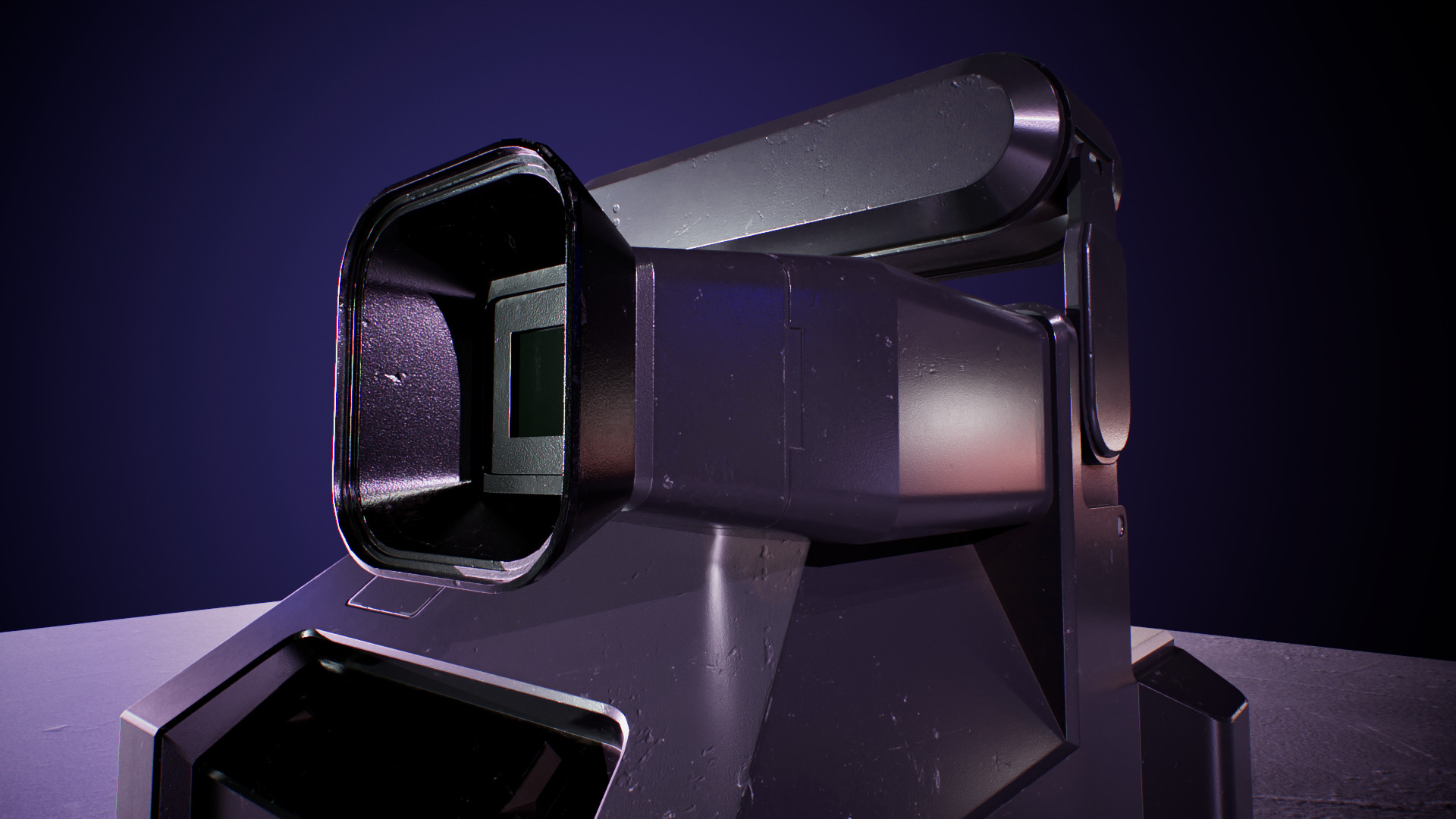 Polaroid 300 Low-poly 3D model_5