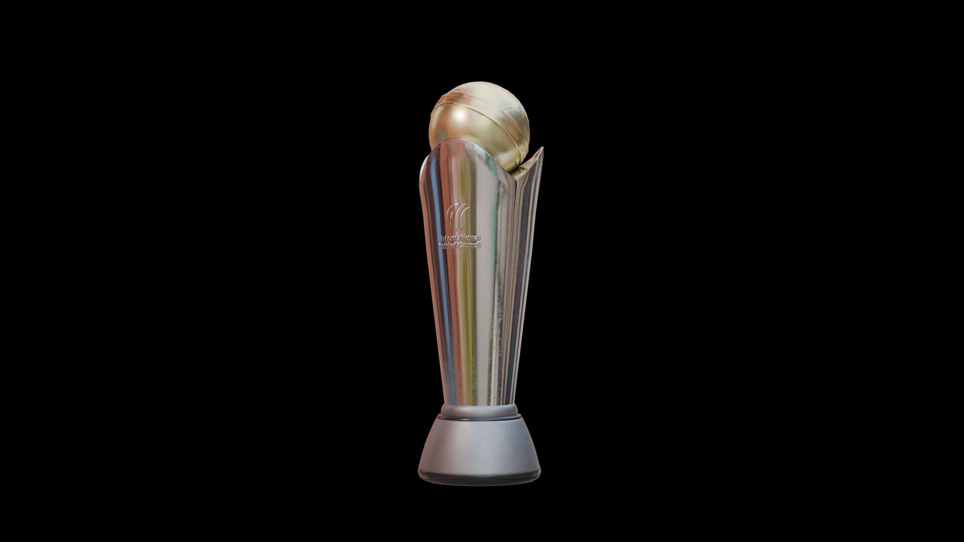 ICC Champions Trophy Low-poly 3D model_1