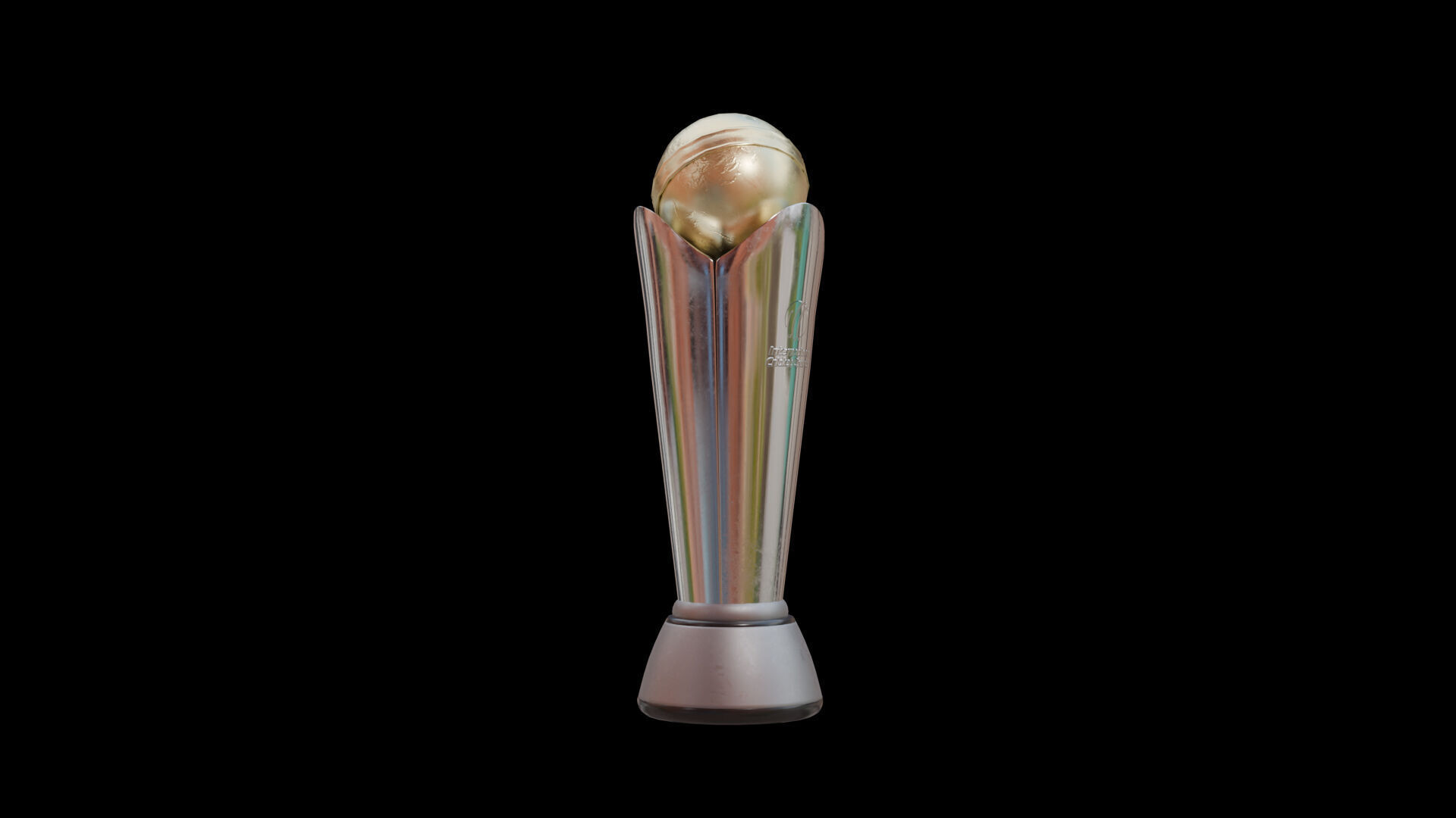 ICC Champions Trophy Low-poly 3D model_3