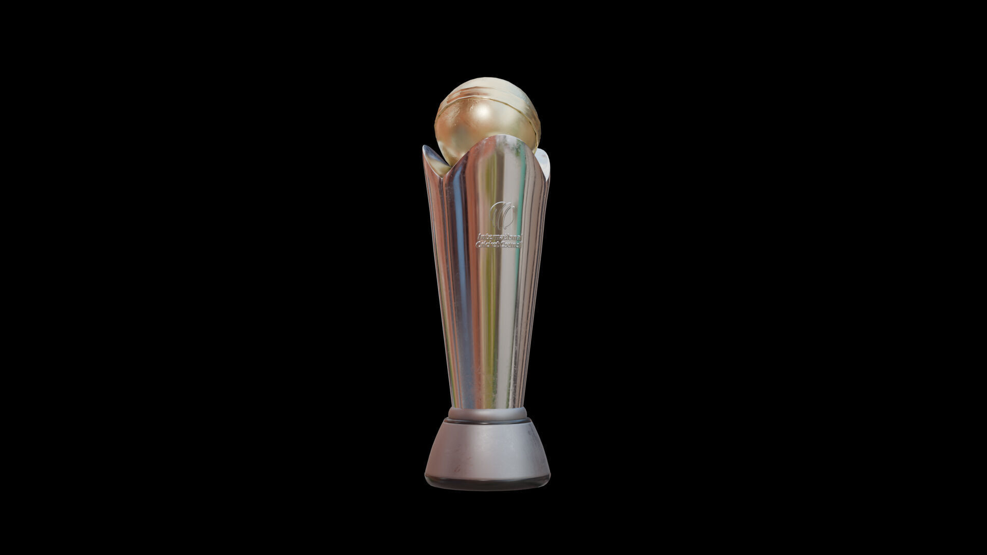 ICC Champions Trophy Low-poly 3D model_2