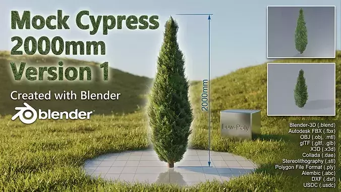 Mock cypress version-1 2000mm
