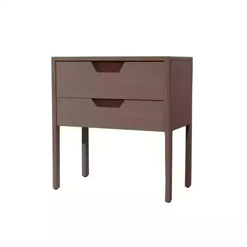 Modern Light Wood Night stand with drawers - Contemporary