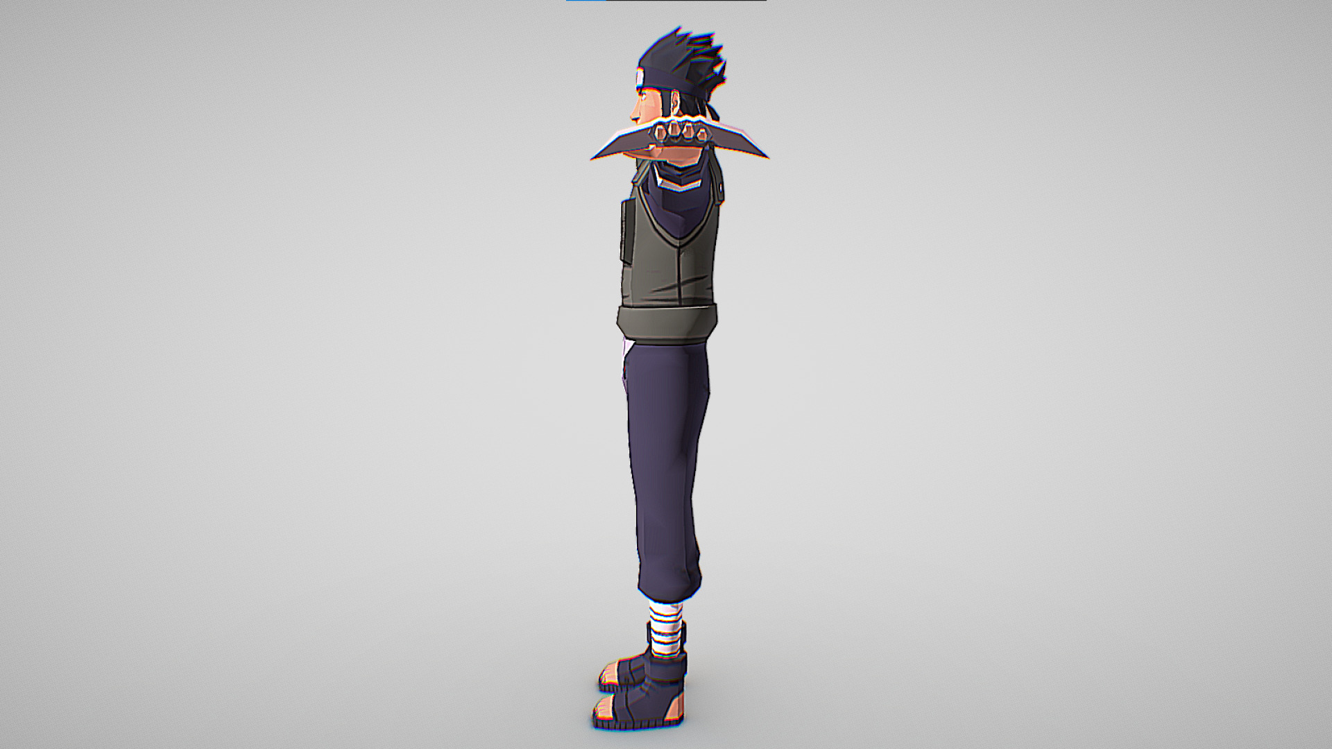 Asuma Sarutobi - Naruto Shippuden - Clash Of Ninja Revolution Low-poly 3D model_5