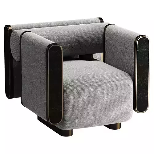 Automat Armchair Low-poly 3D model