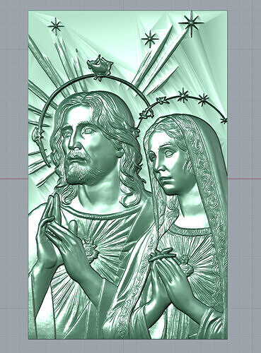 Jesus e Maria - Jesus and Mary 3D model