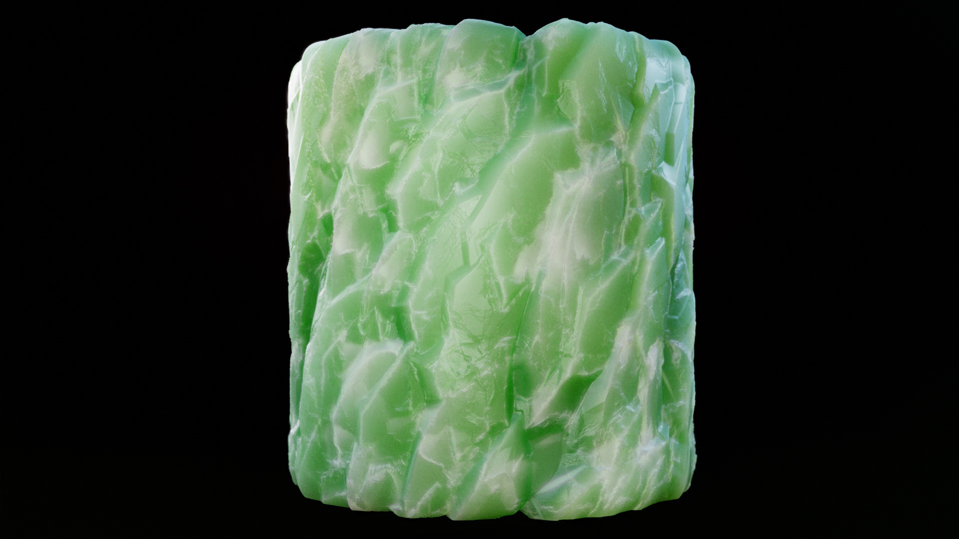 Seamless Green Quartz PBR Material Textures Texture_4