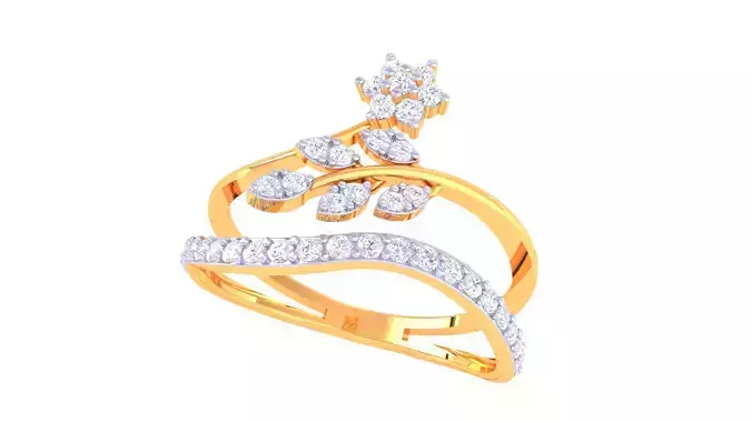 Women Ring MTL 3dm STL OBJ FBX Details 3D print model