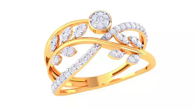  Women Ring MTL 3dm STL OBJ FBX Details 3D print model