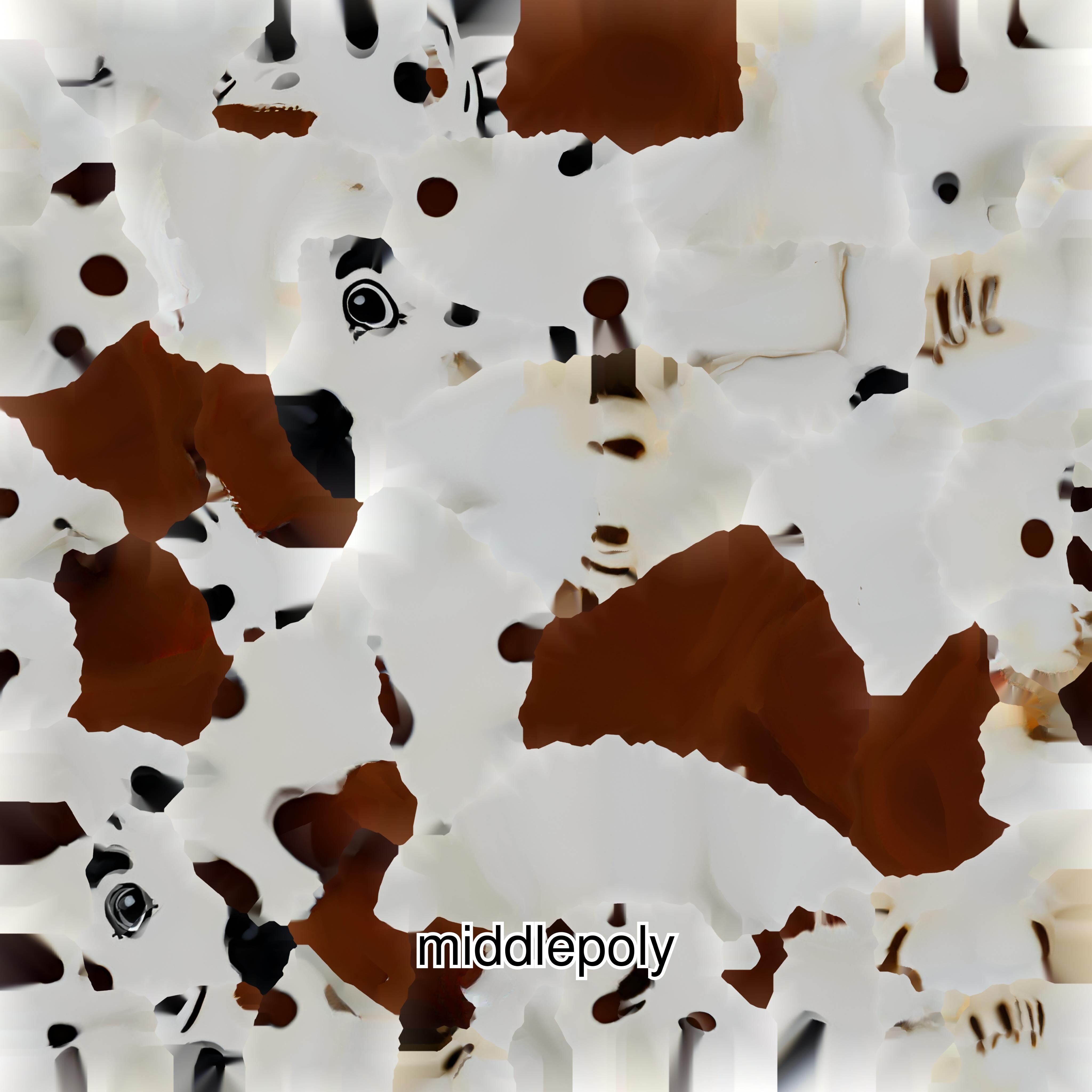 Cartoon Dalmatian Dog 3D Character Model Low-poly 3D model_18