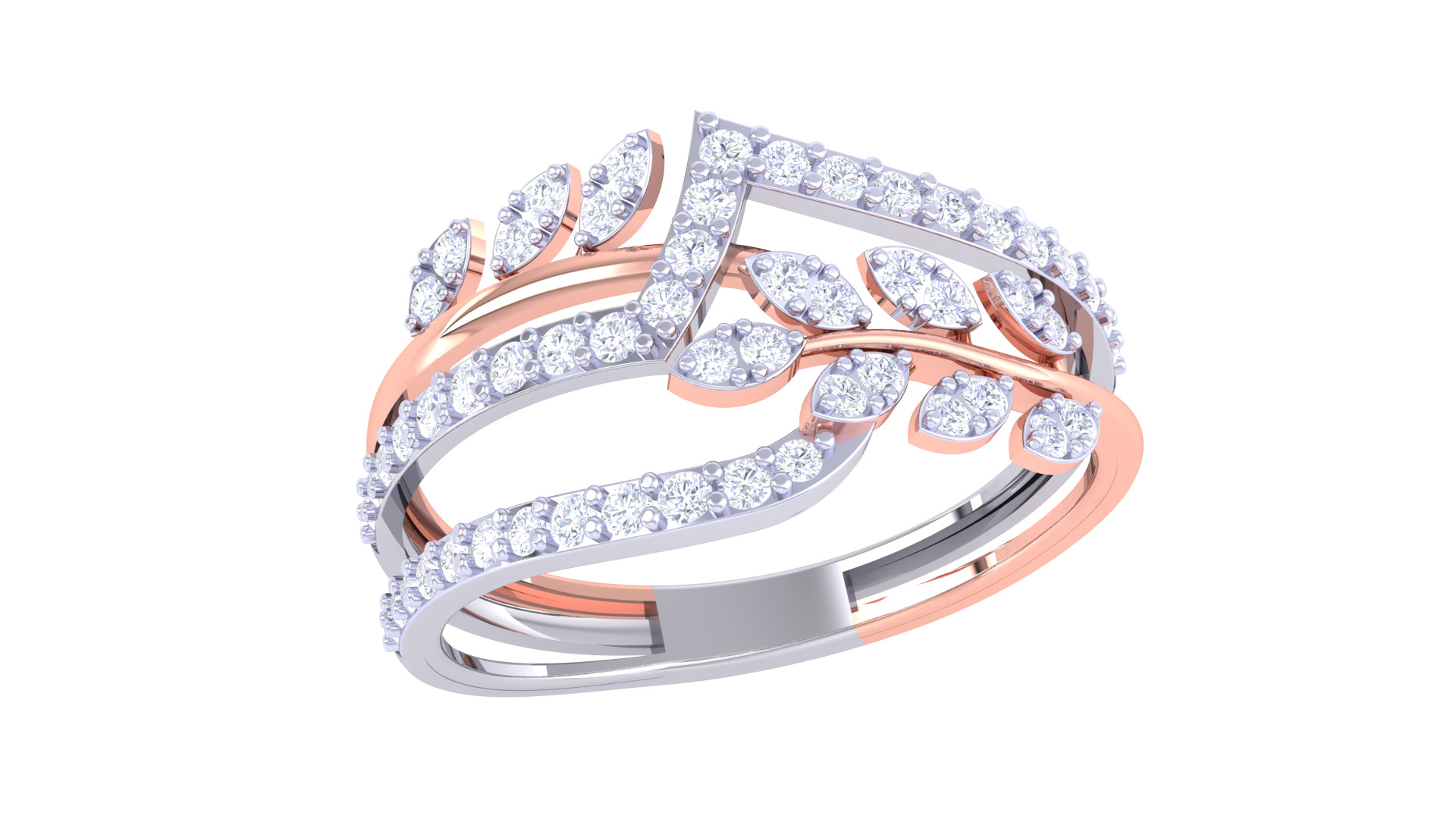 Women Ring MTL 3dm STL OBJ FBX Details 3D print model_1