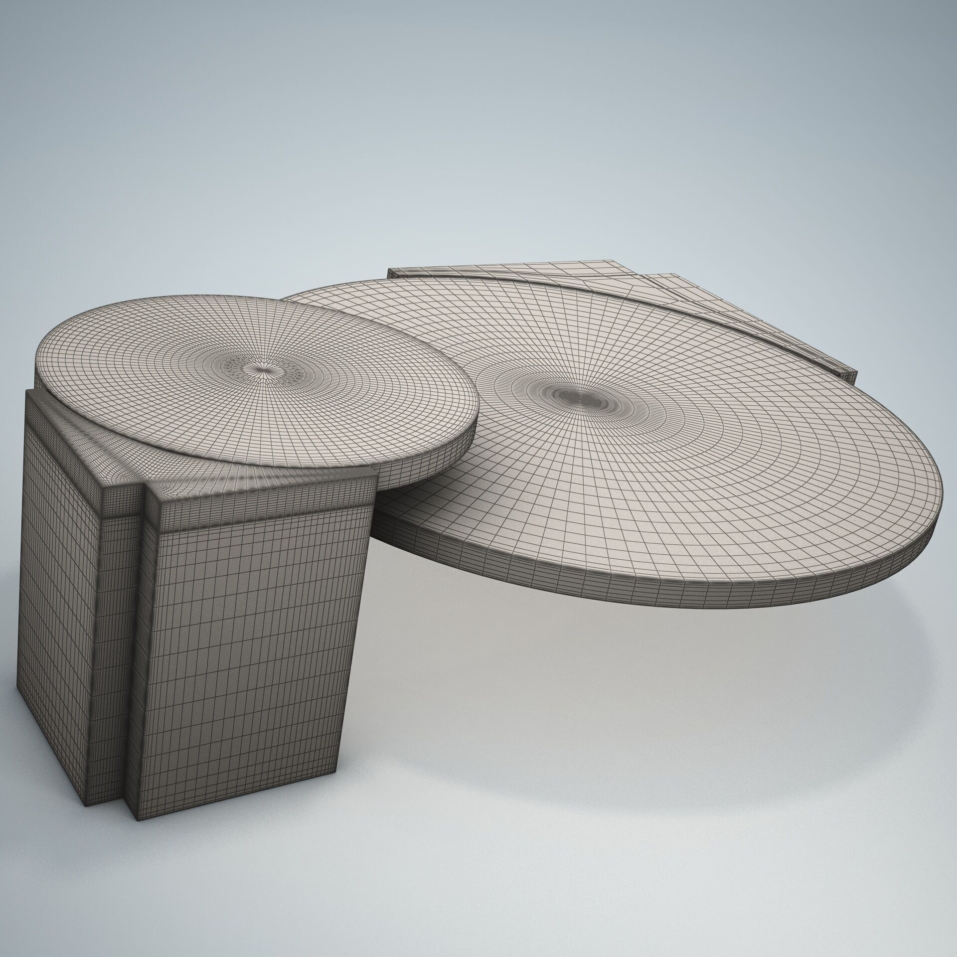 Japan coffe table 3D model_11