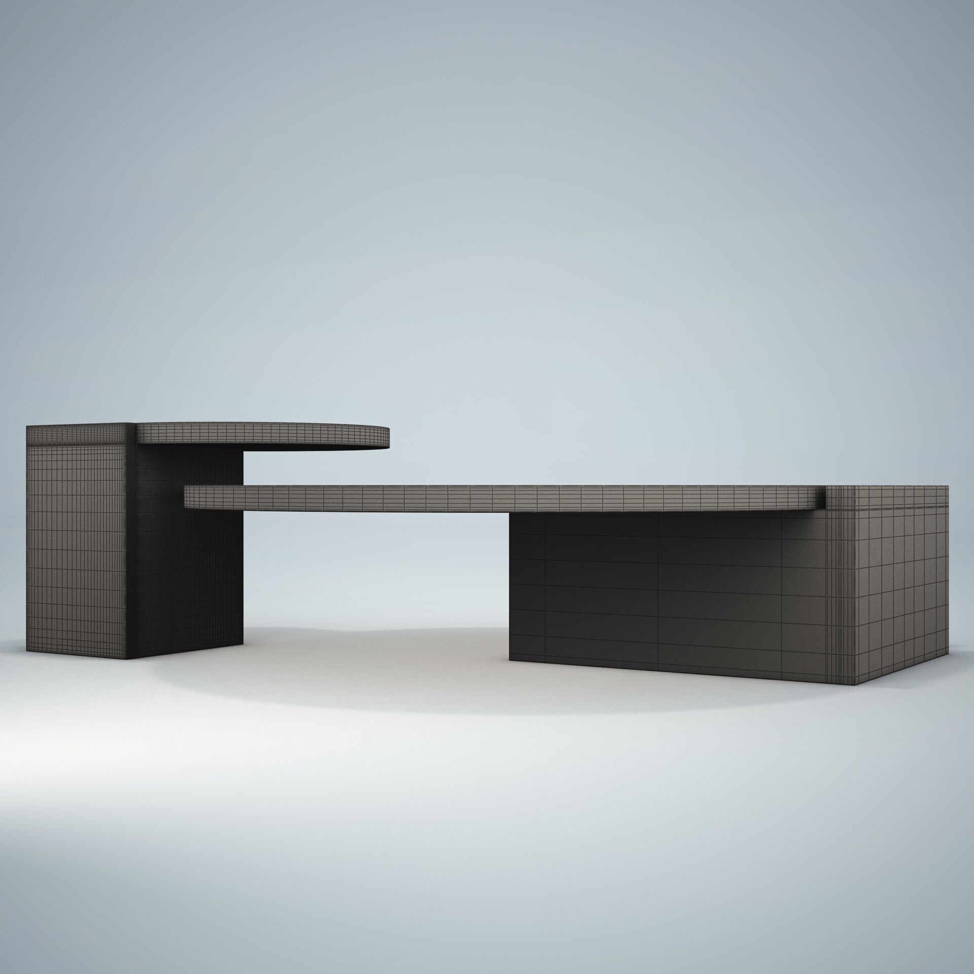 Japan coffe table 3D model_19