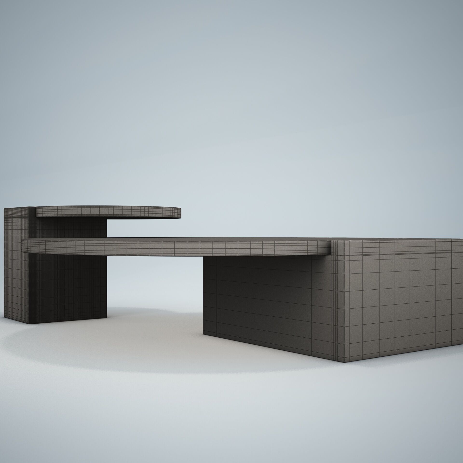 Japan coffe table 3D model_12