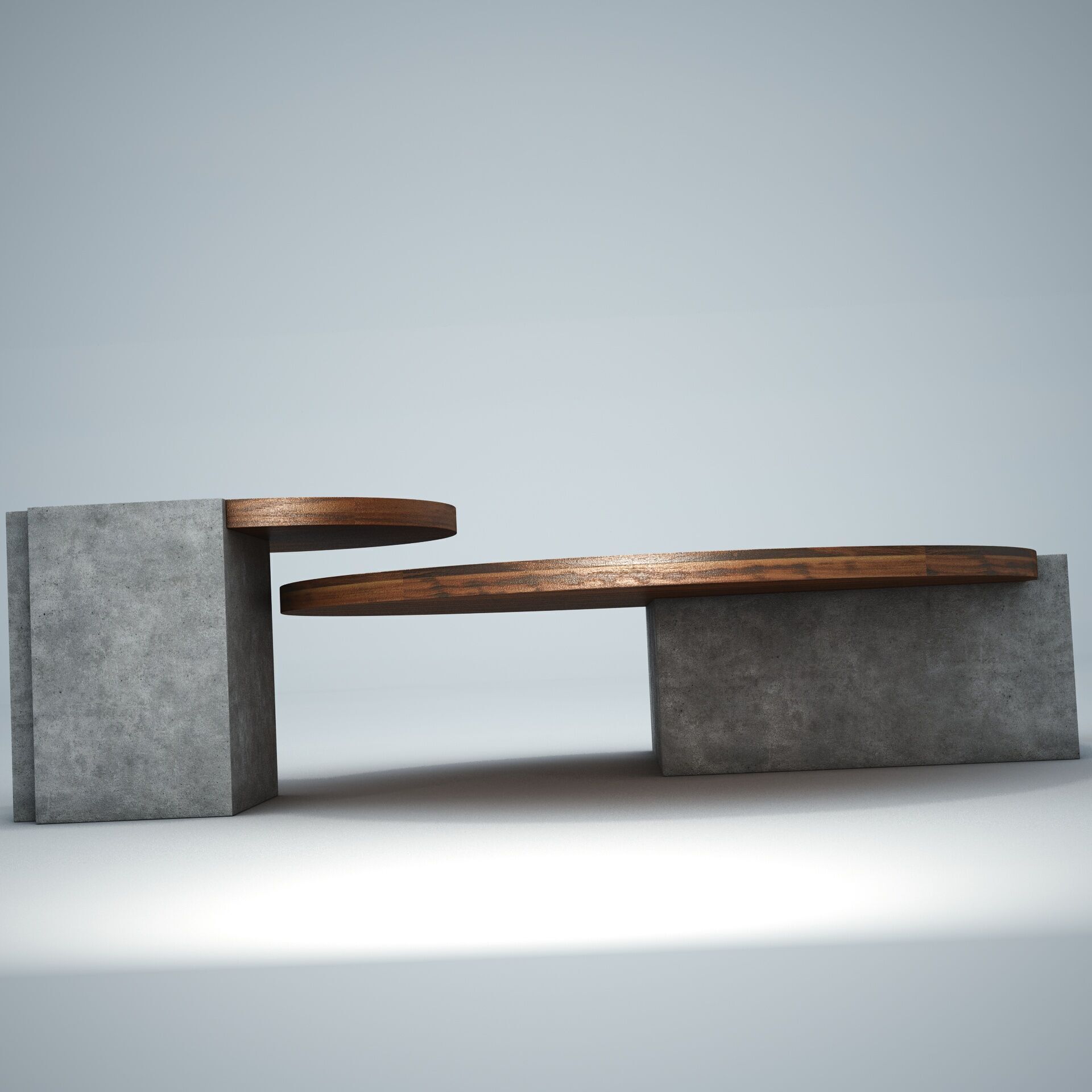 Japan coffe table 3D model_5