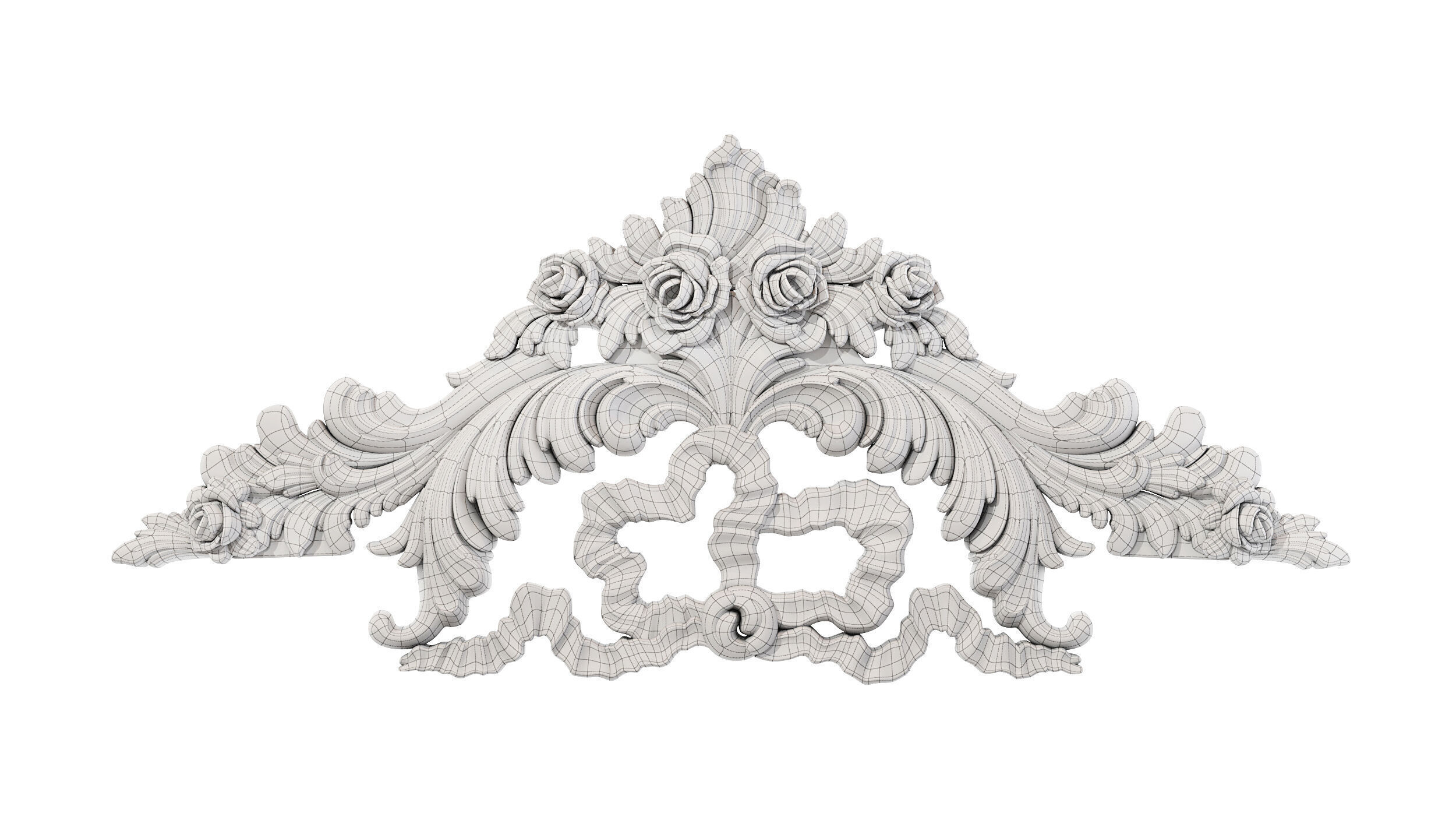 Classic carved 239 3D model_8
