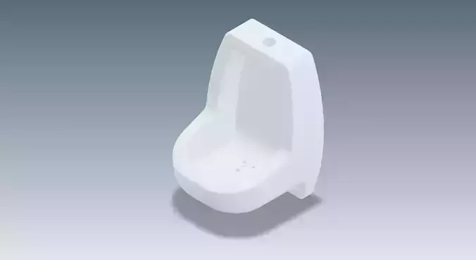 MANSFIELD WALL URINAL  3D model