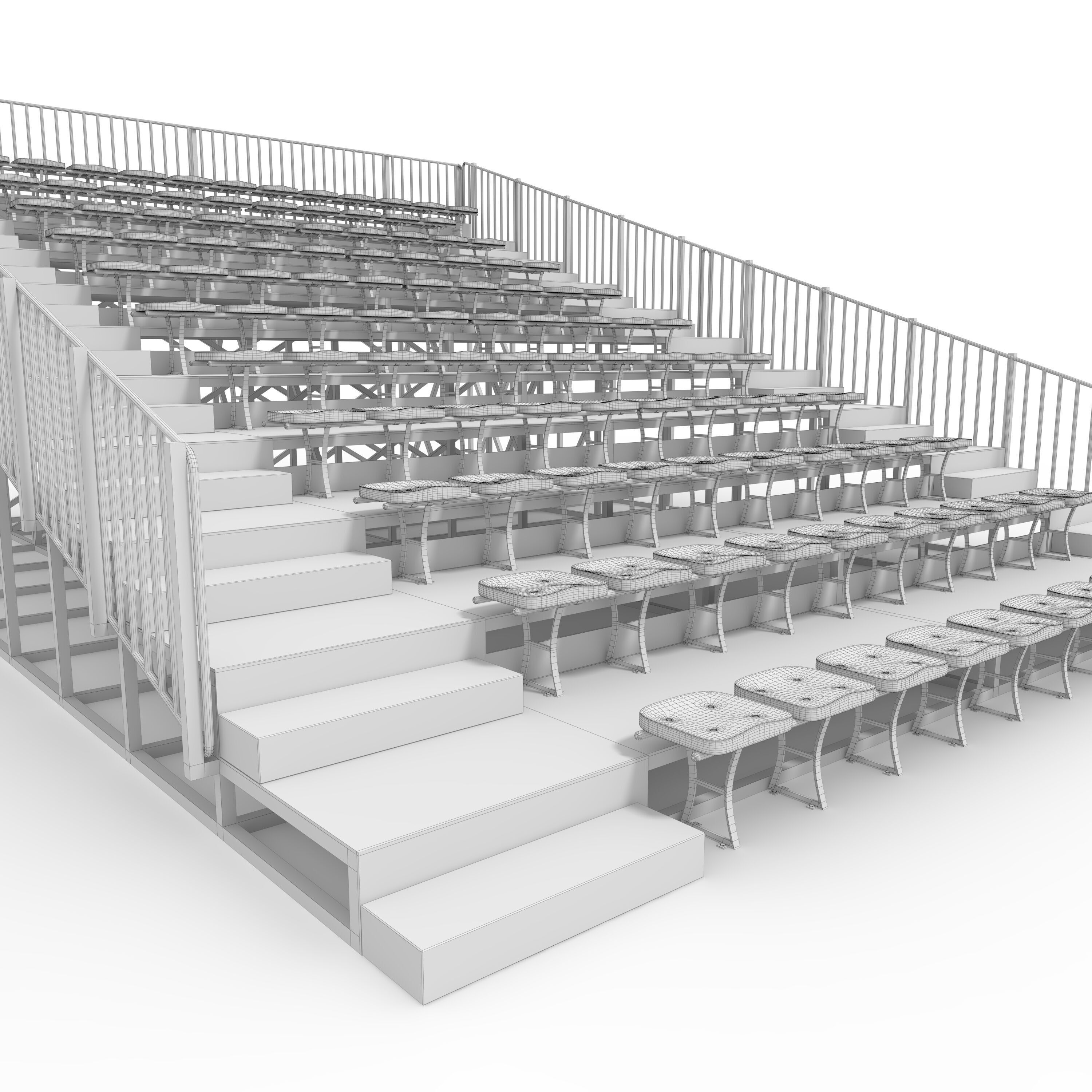 Bleachers 28 3D model_17