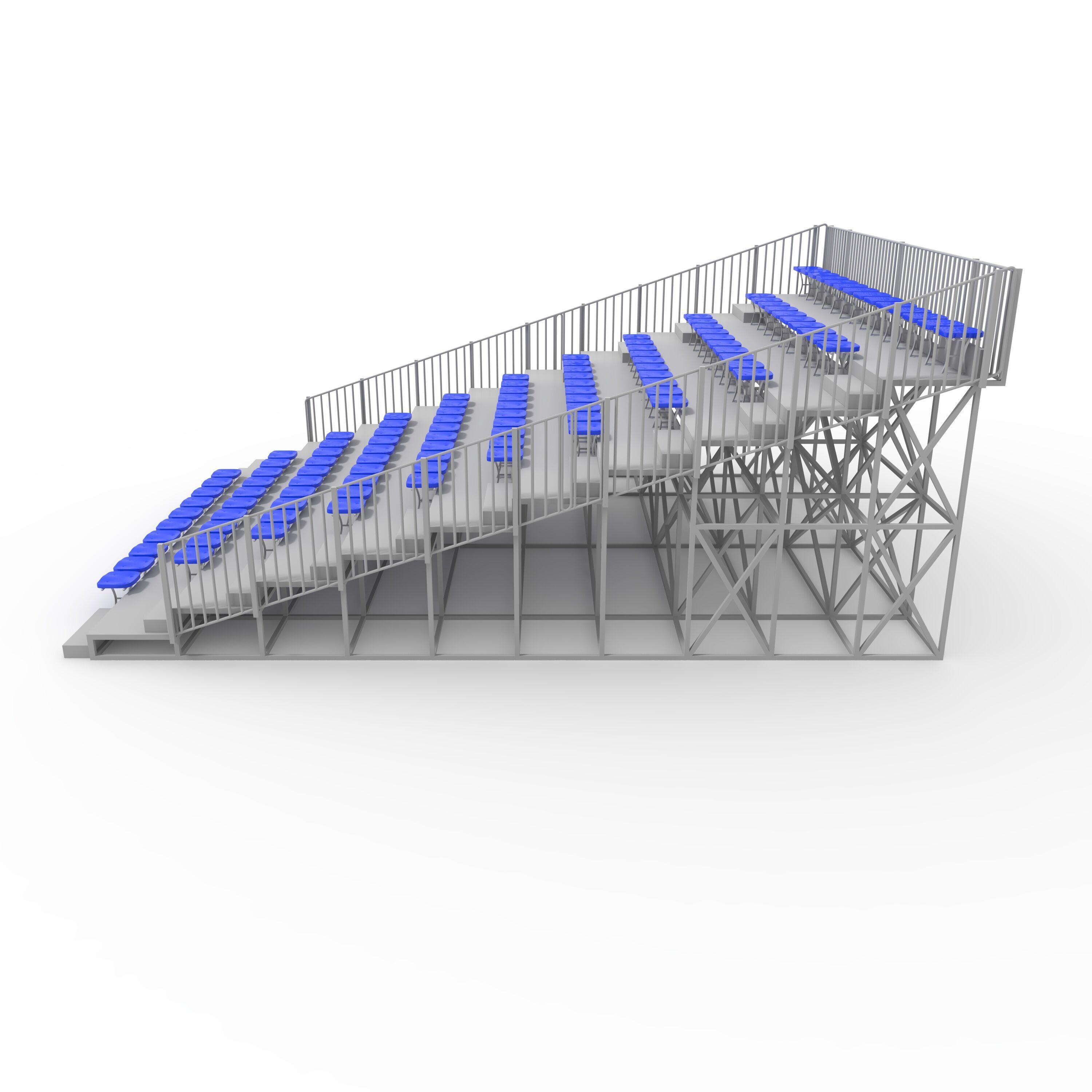 Bleachers 28 3D model_4