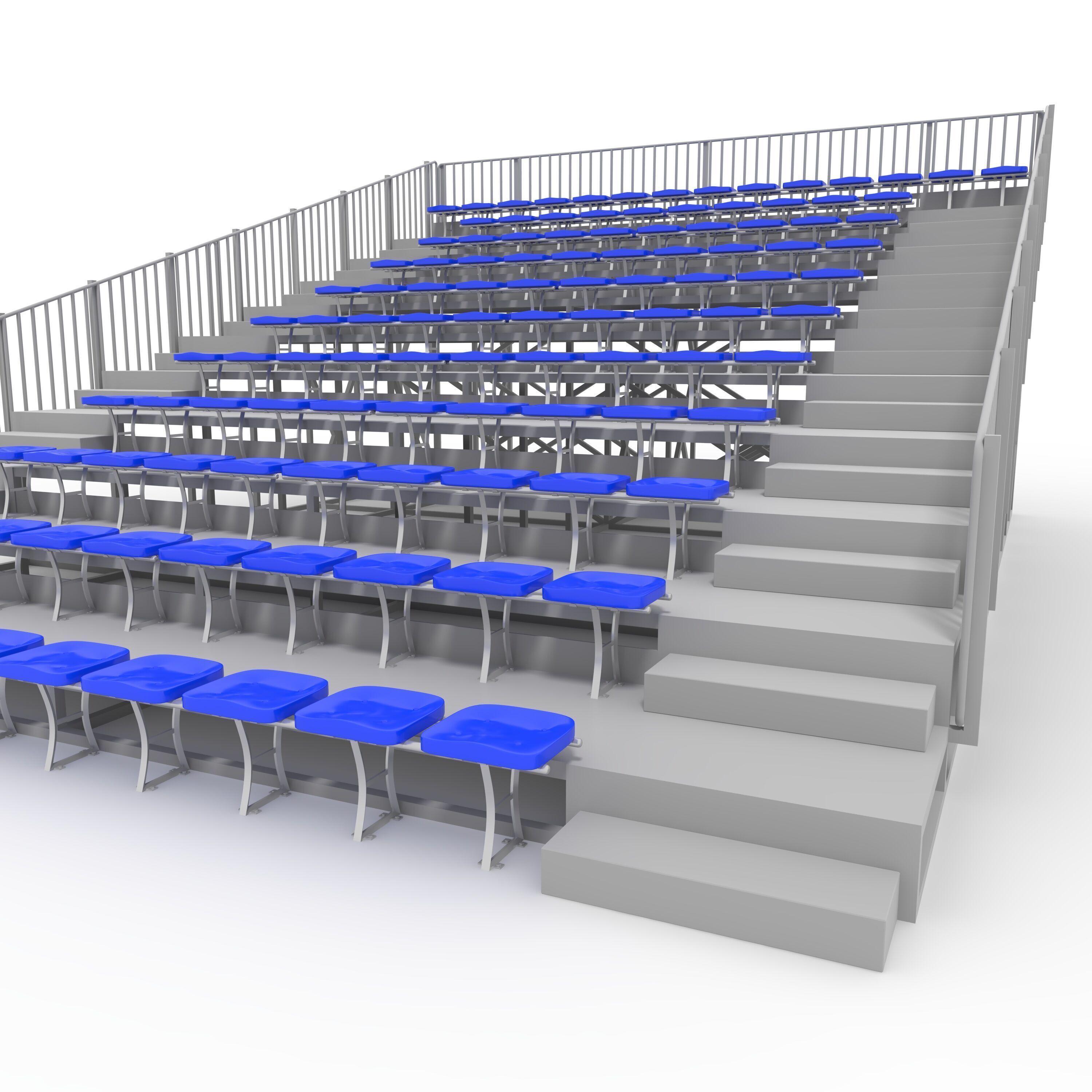 Bleachers 28 3D model_22