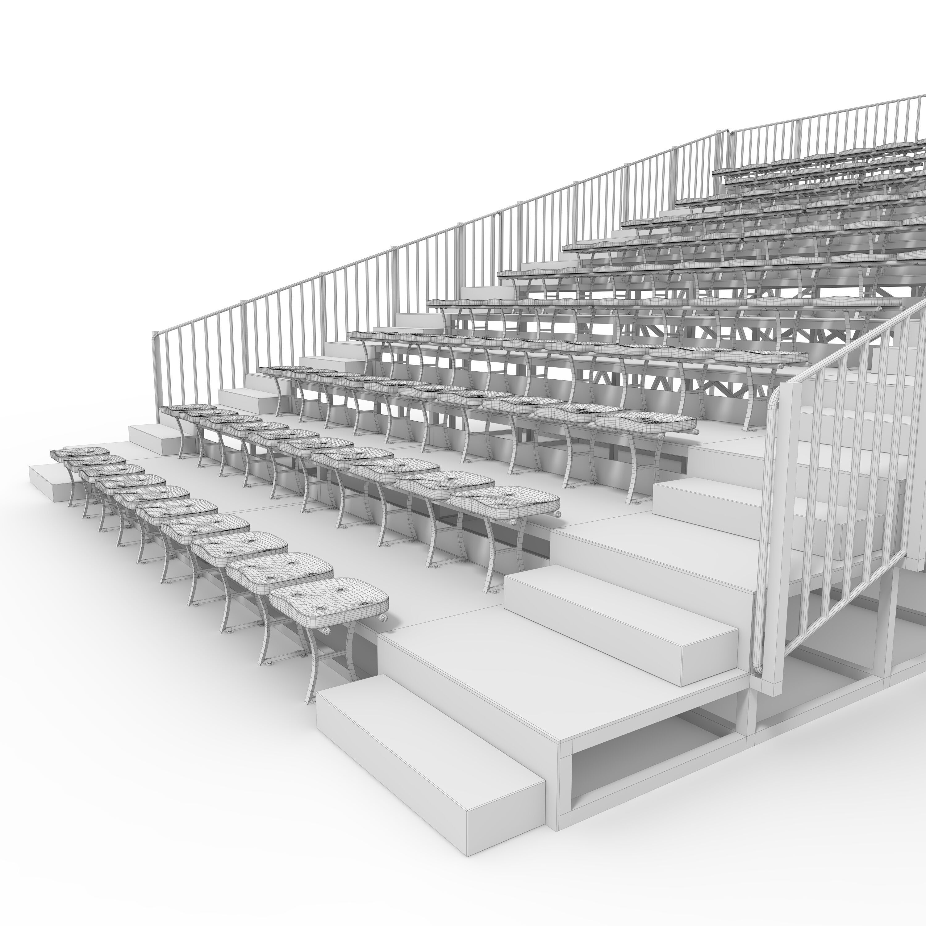Bleachers 28 3D model_21