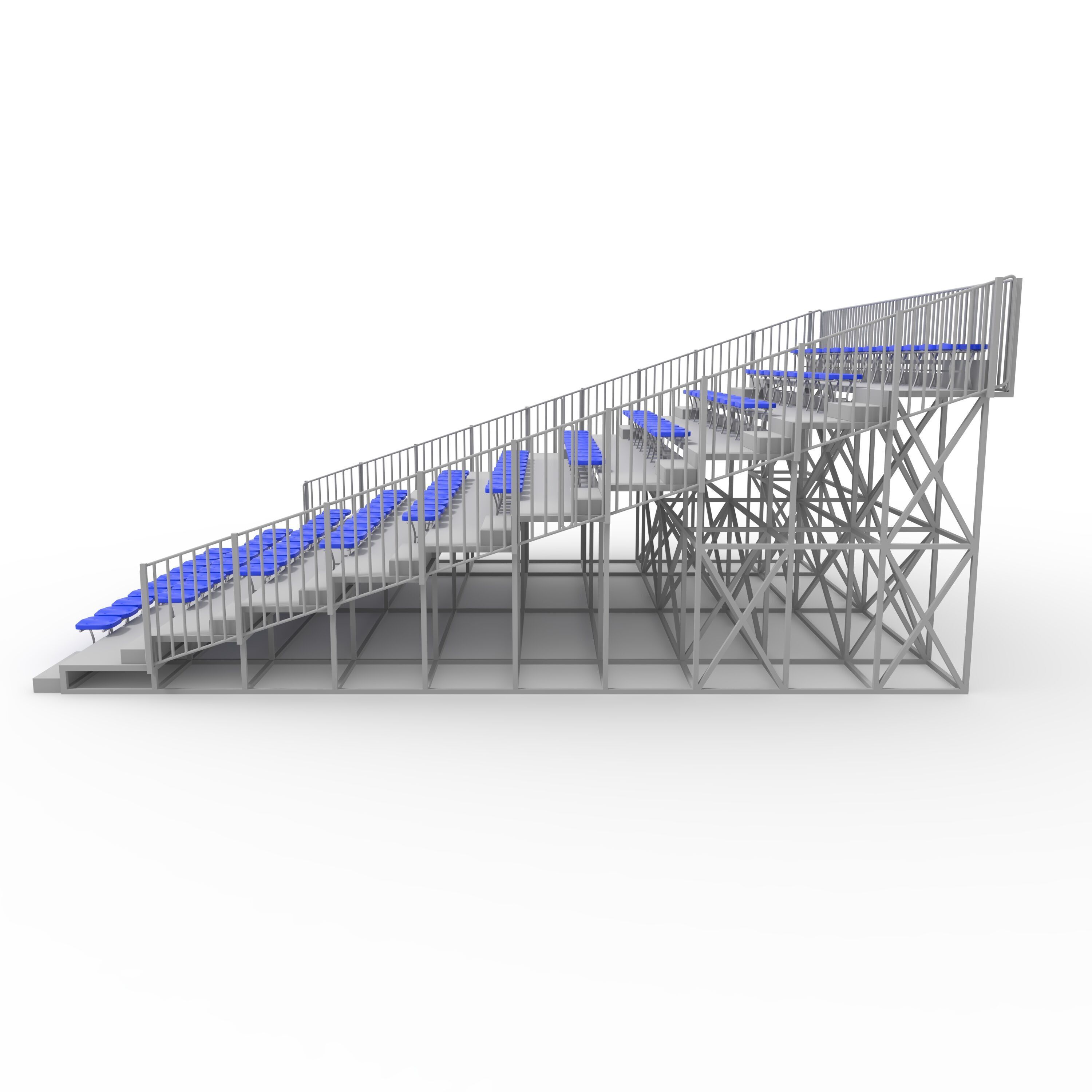 Bleachers 28 3D model_12