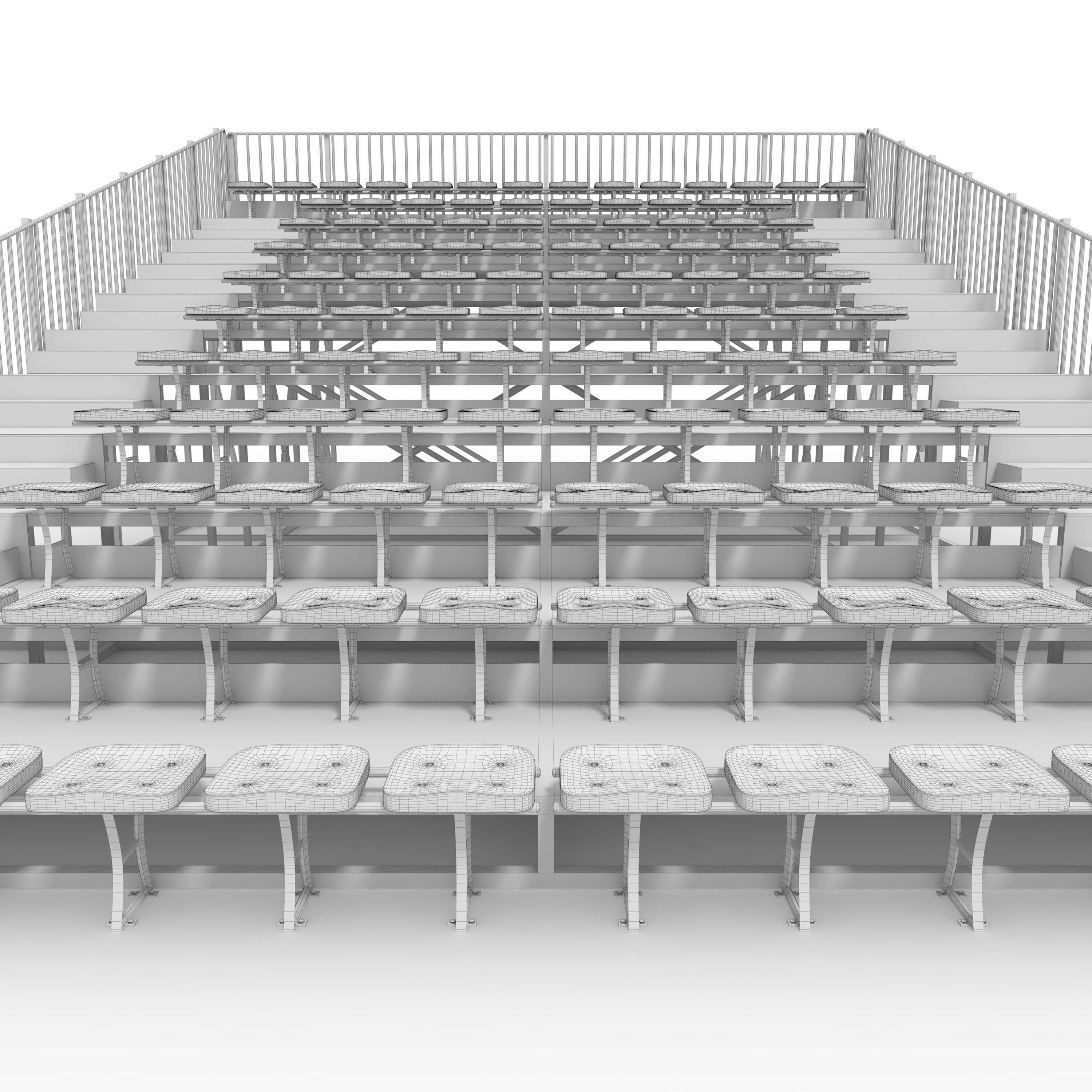 Bleachers 28 3D model_19