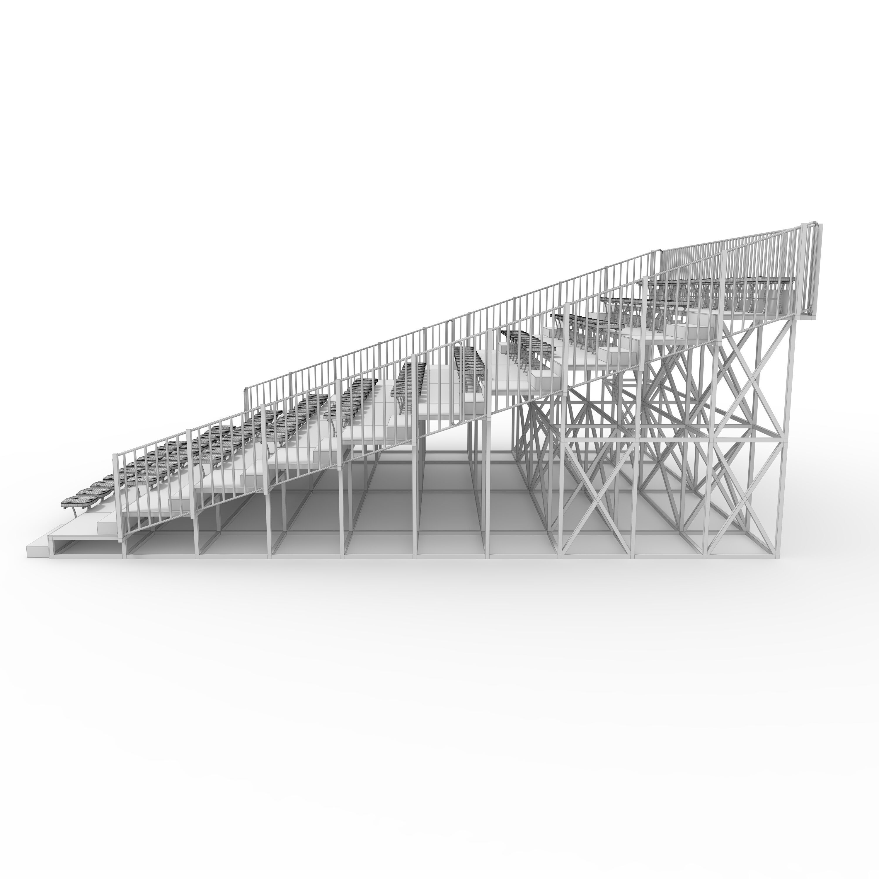 Bleachers 28 3D model_13