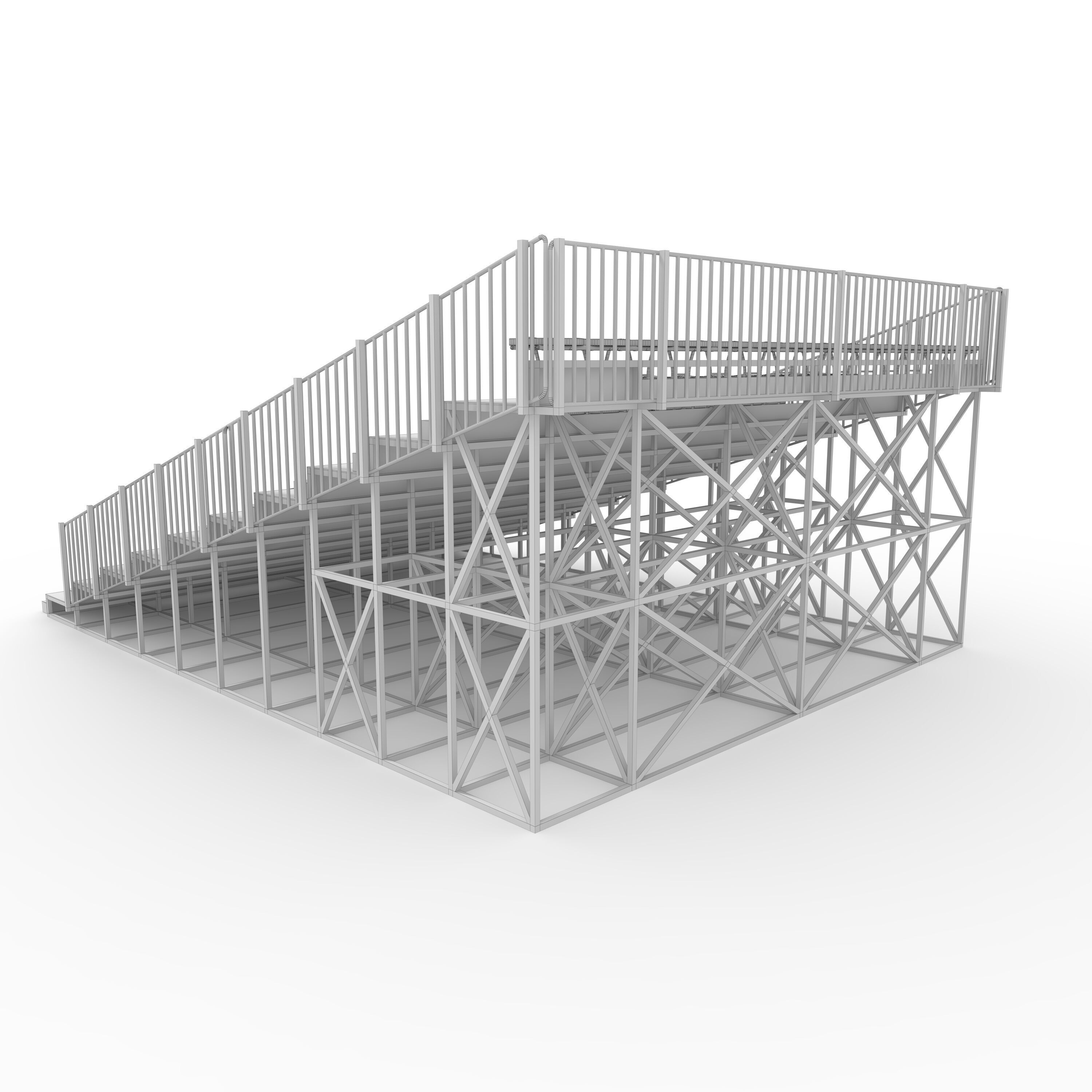 Bleachers 28 3D model_15