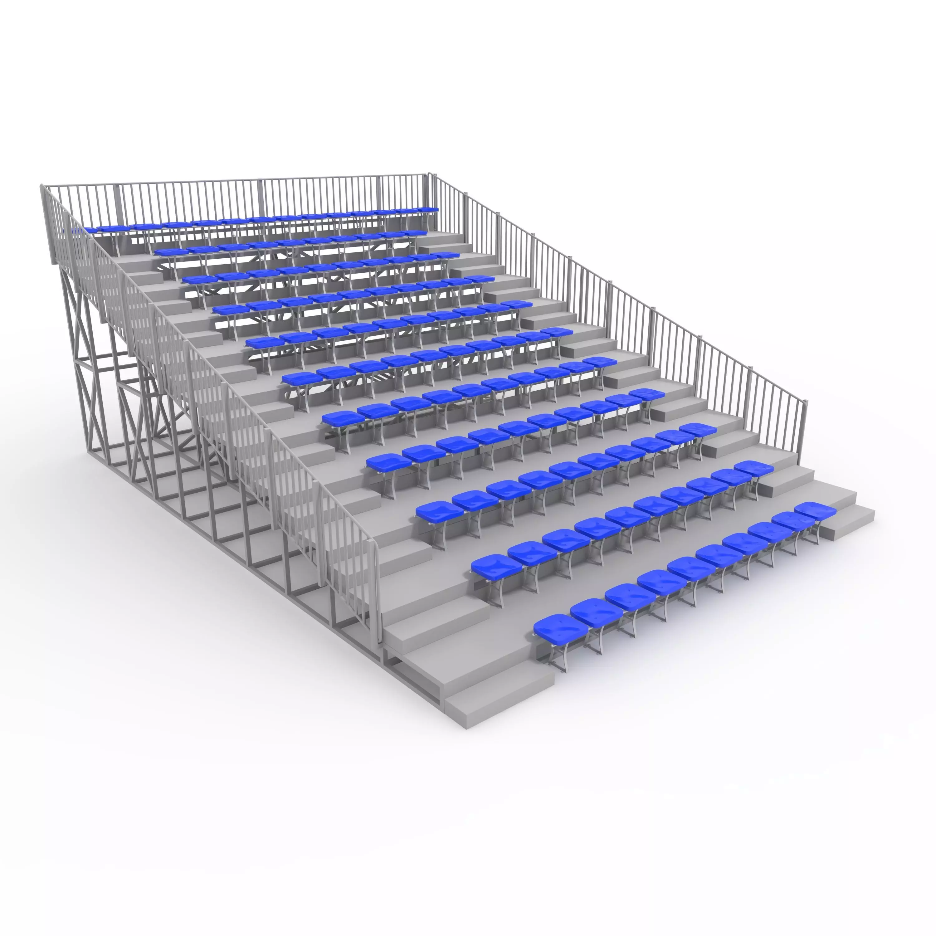 Bleachers 28 3D model_0