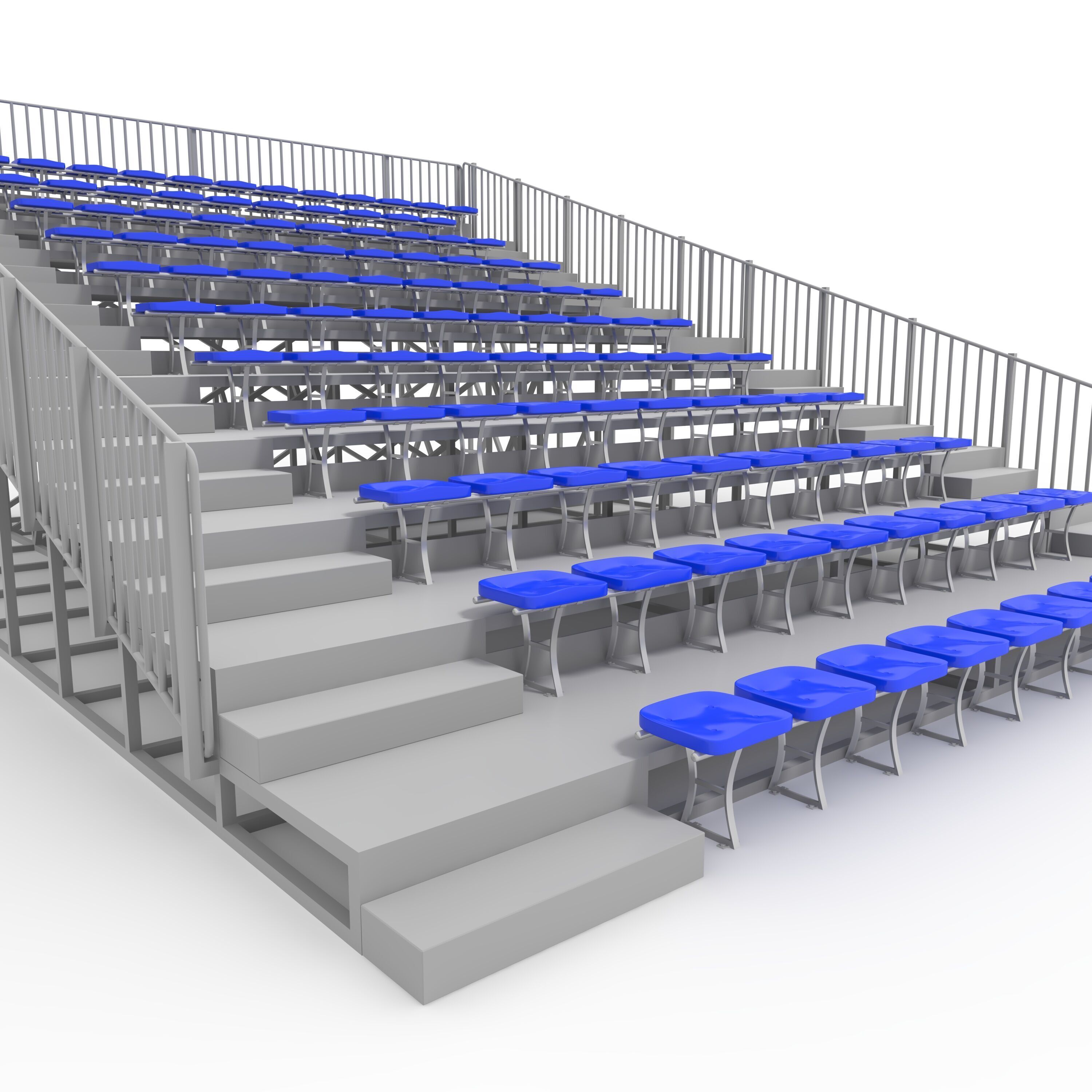Bleachers 28 3D model_16