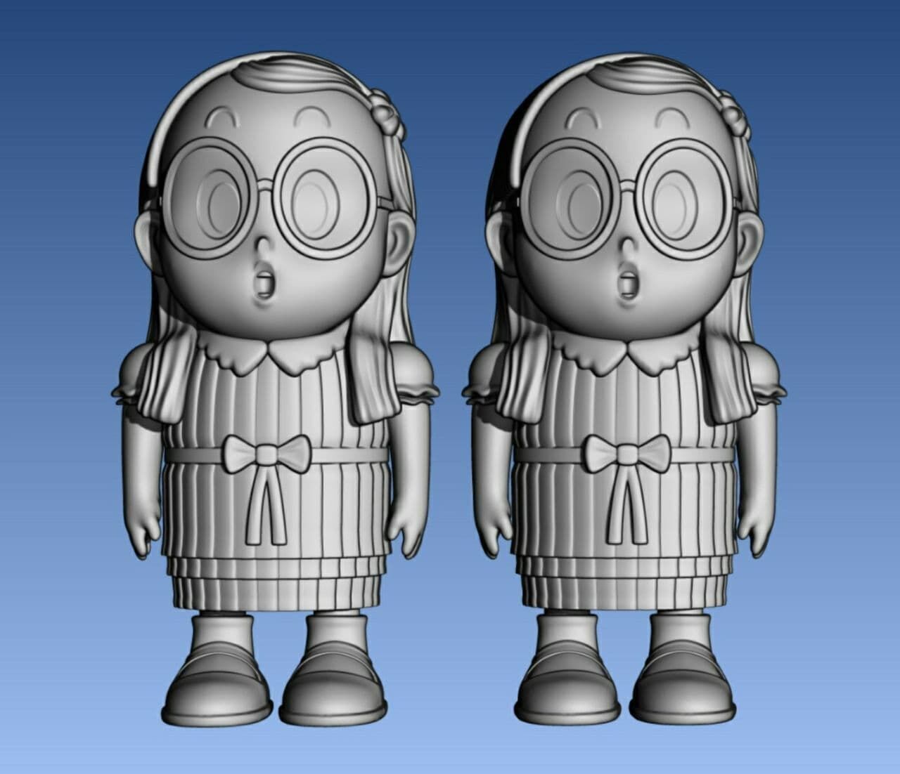 Arale Norimaki Shining Sister 3D print model_2