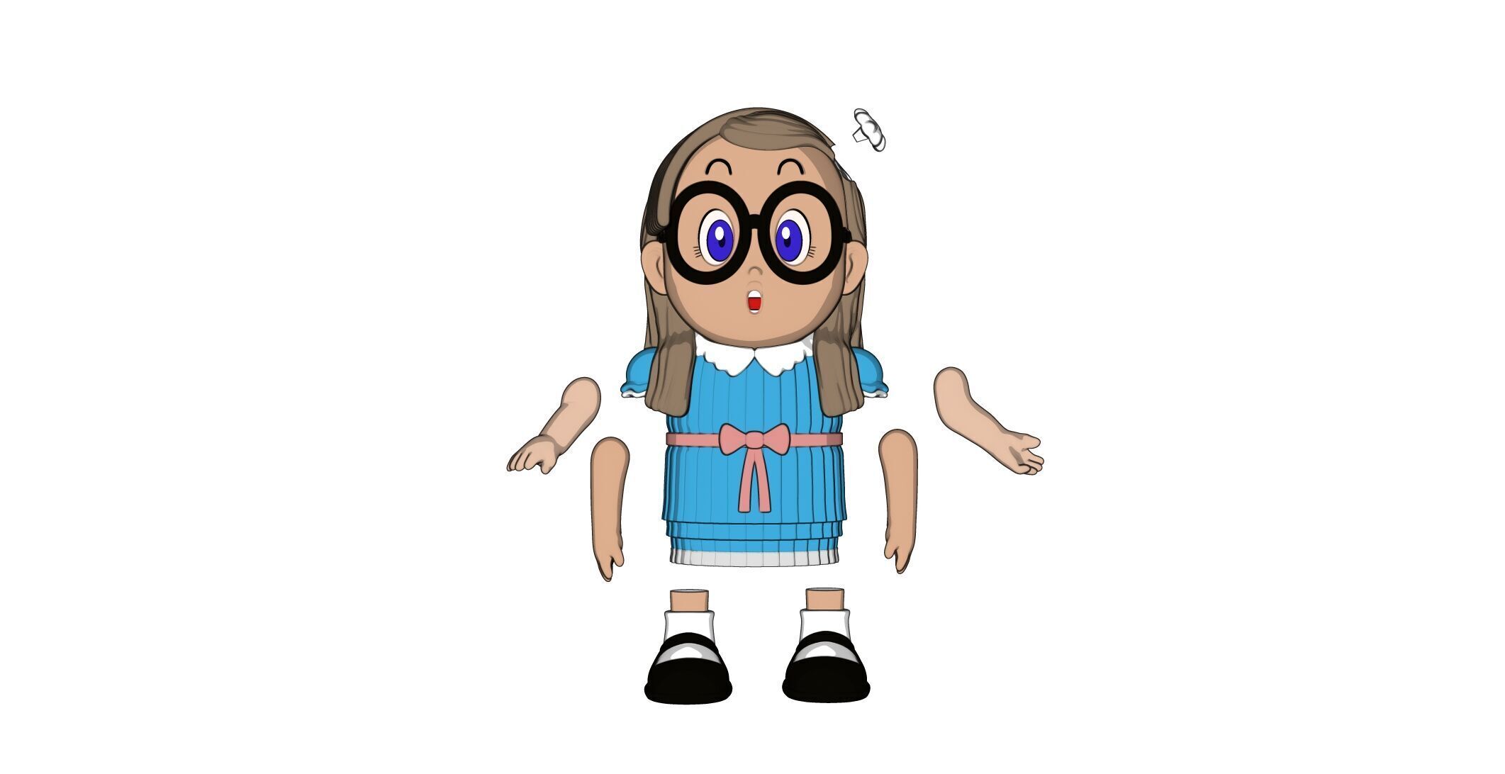 Arale Norimaki Shining Sister 3D print model_4