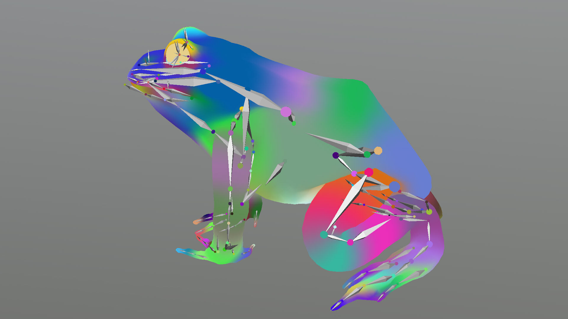 American Bullfrog 3D model_5