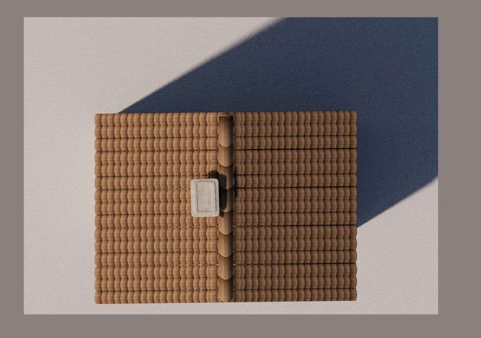 Alpine House Low-poly 3D model_6