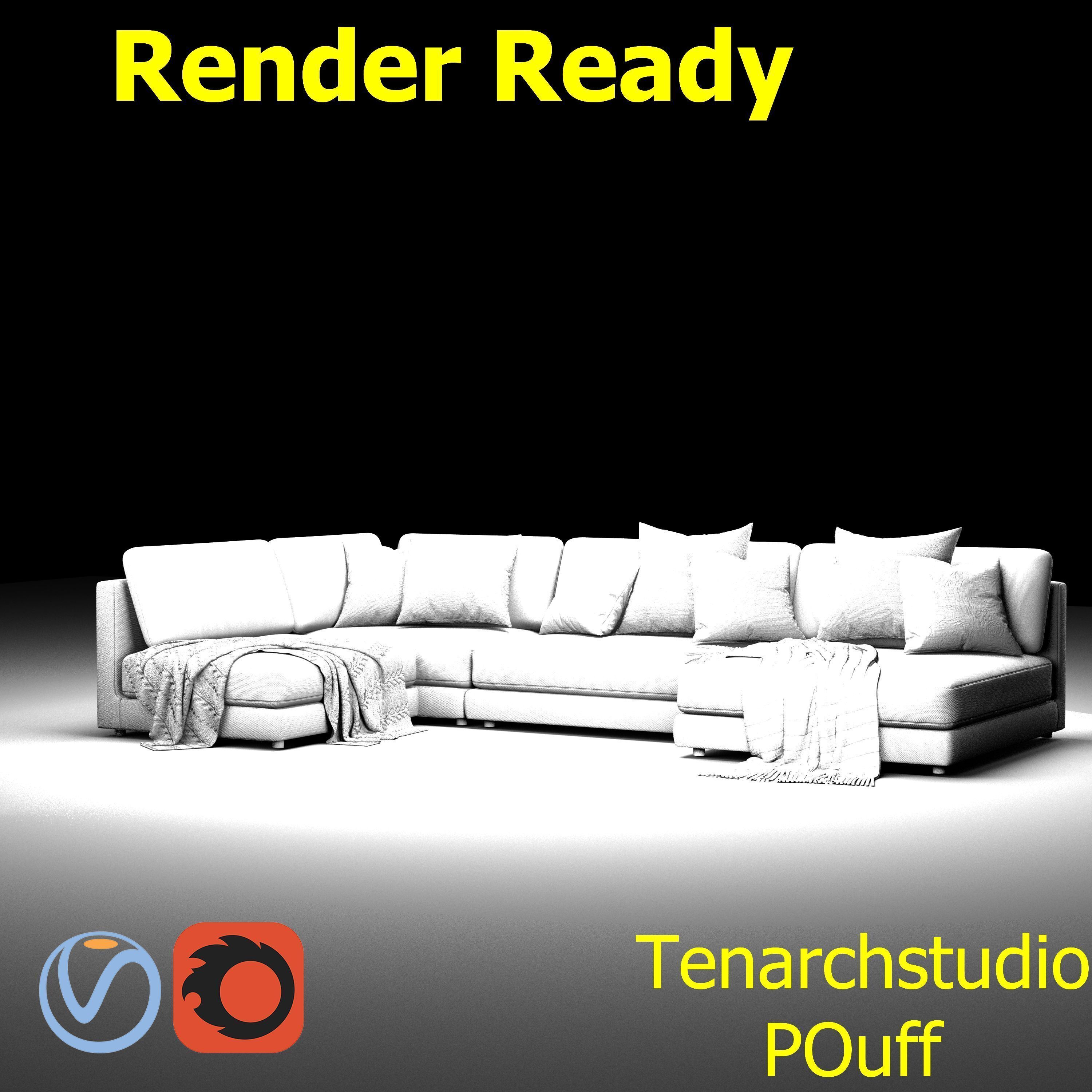 tenarchstudio  blanche katarina sectional sofa render ready 3D model_20