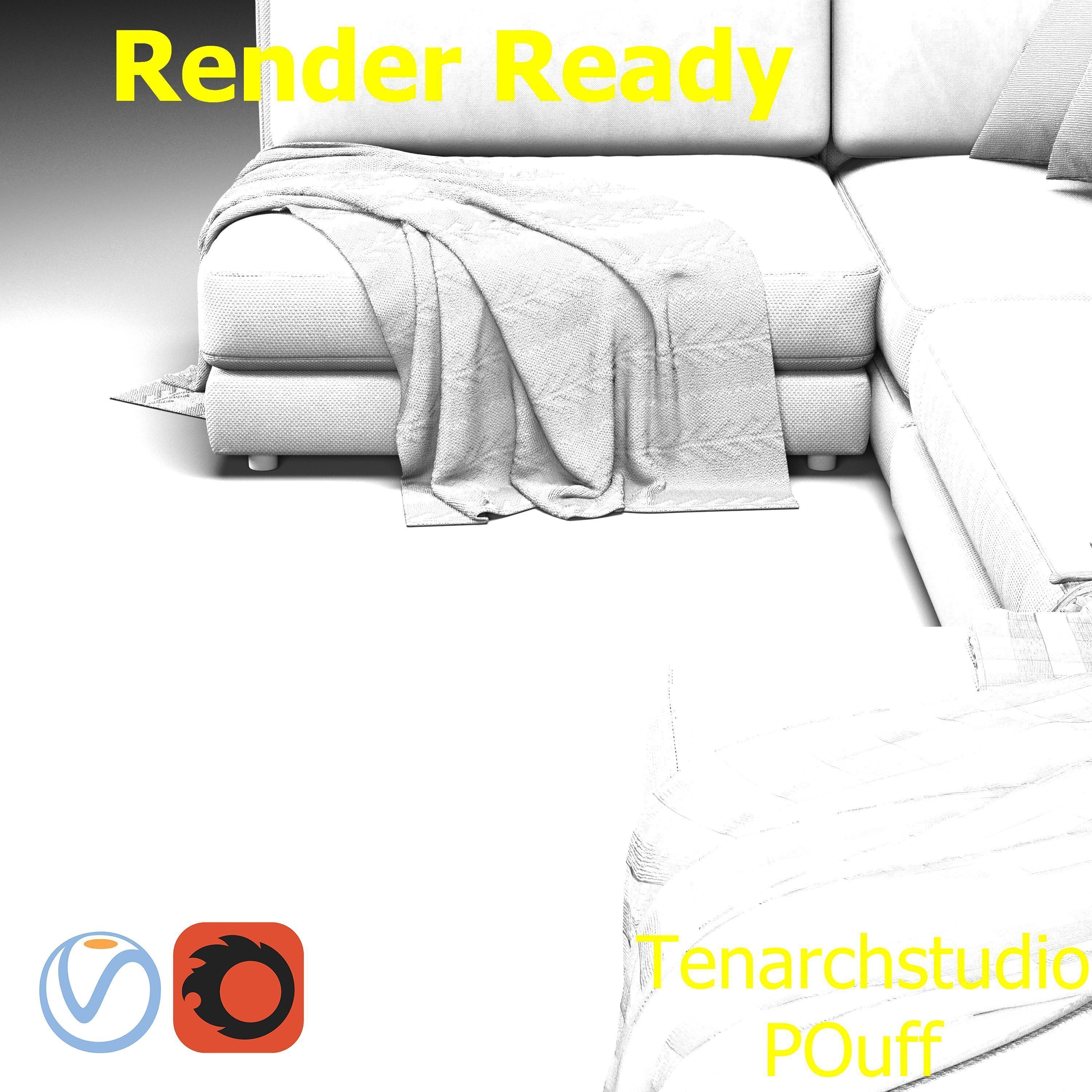 tenarchstudio  blanche katarina sectional sofa render ready 3D model_32