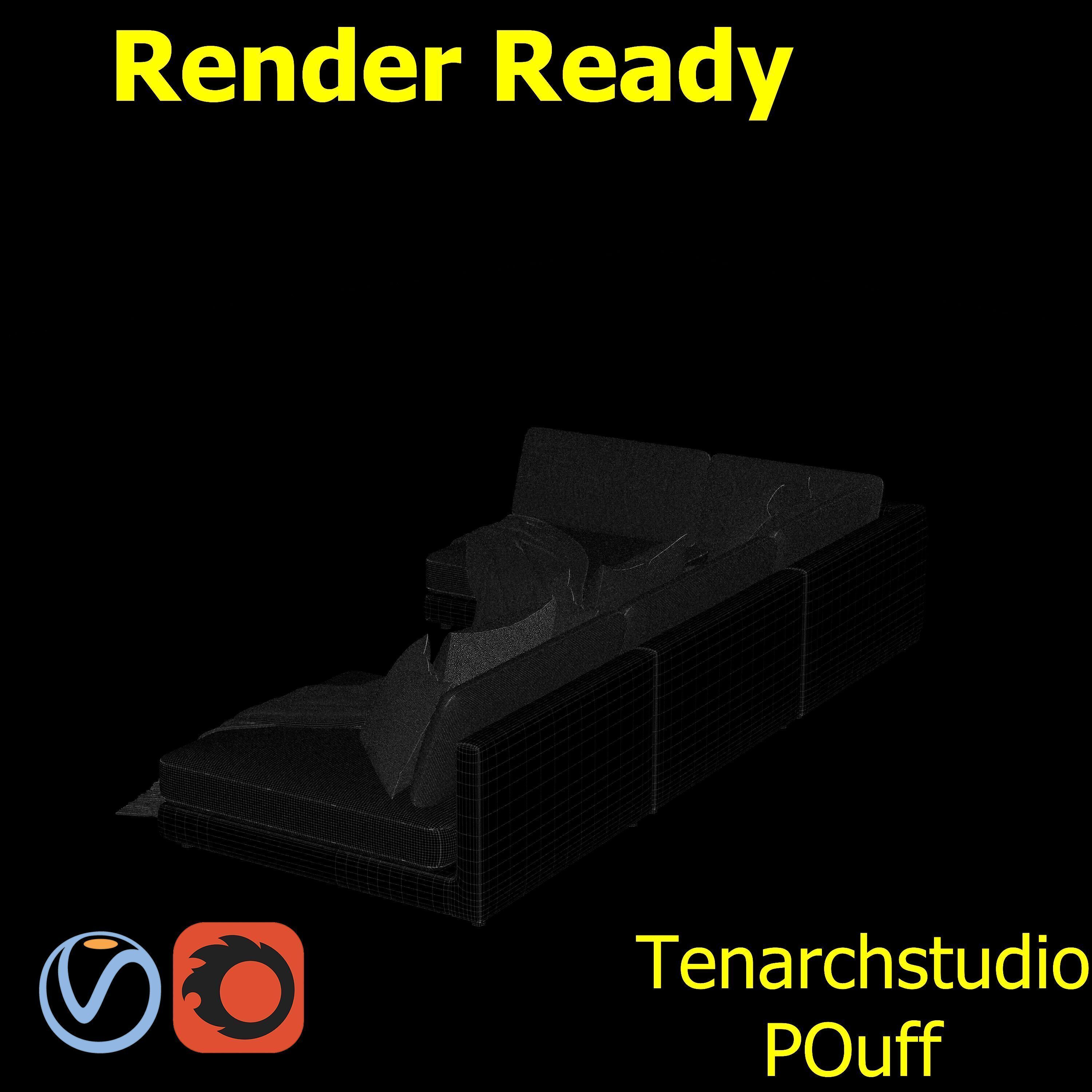 tenarchstudio  blanche katarina sectional sofa render ready 3D model_4