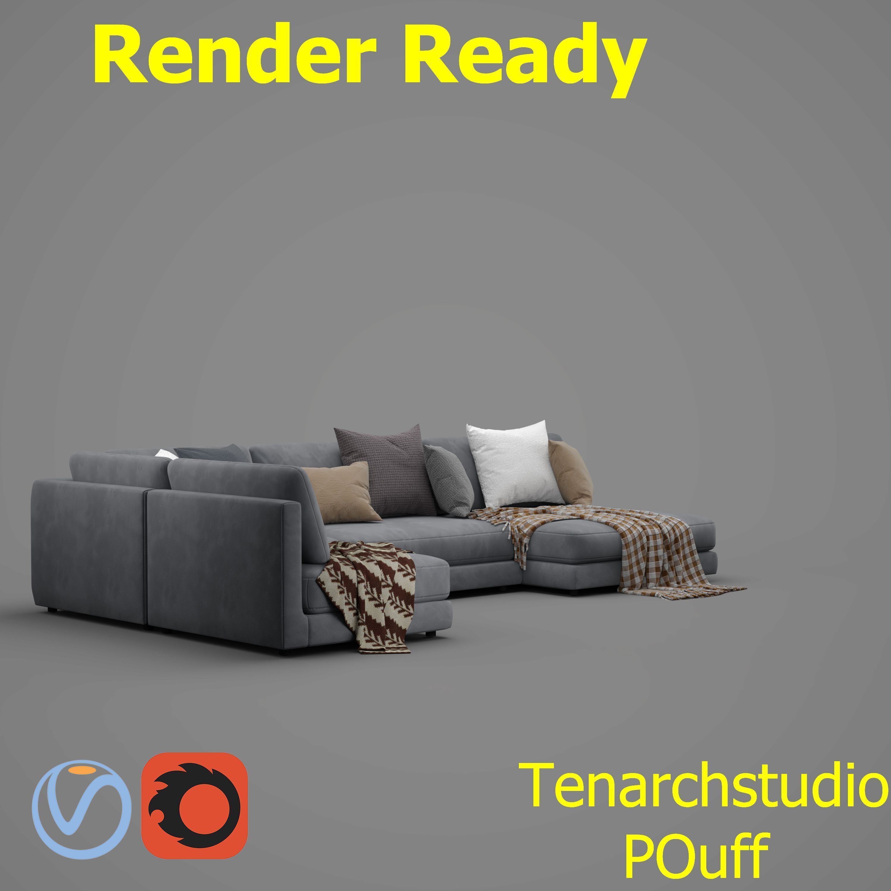 tenarchstudio  blanche katarina sectional sofa render ready 3D model_15