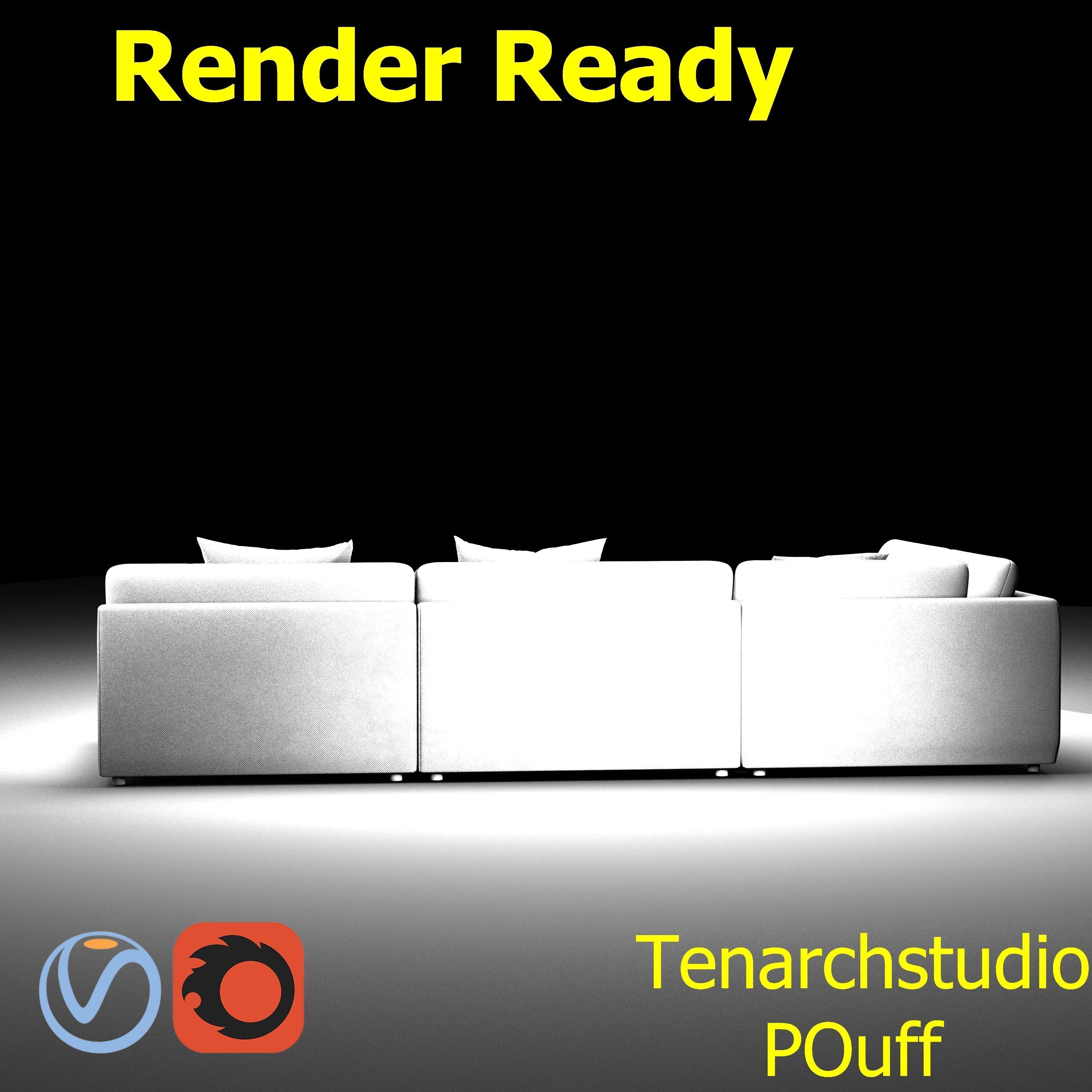 tenarchstudio  blanche katarina sectional sofa render ready 3D model_26