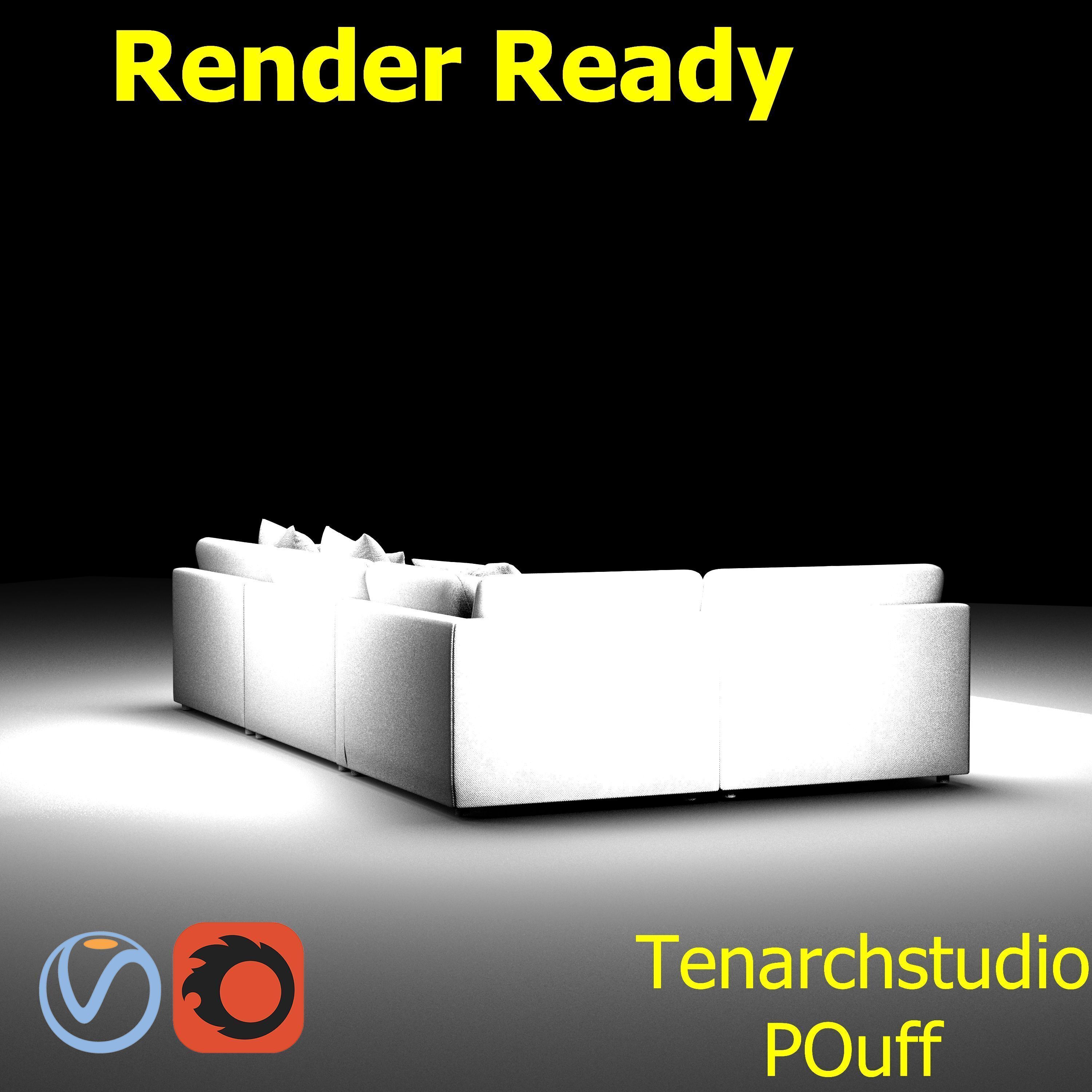 tenarchstudio  blanche katarina sectional sofa render ready 3D model_29