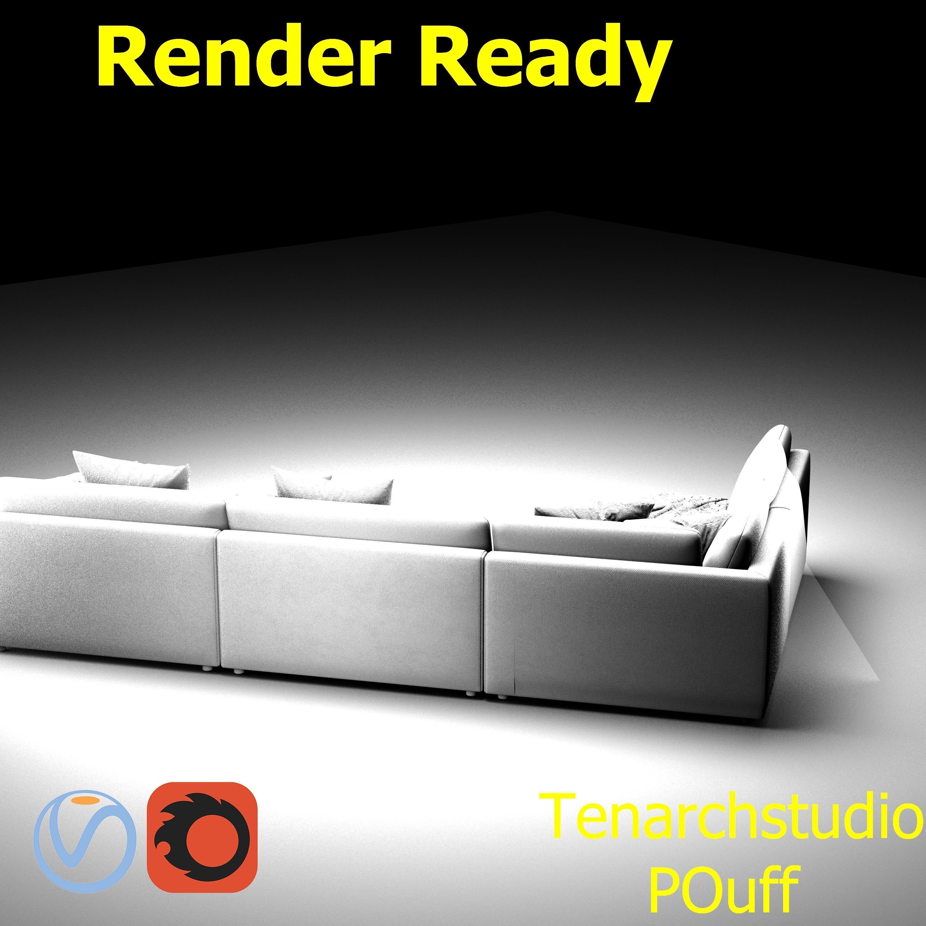 tenarchstudio  blanche katarina sectional sofa render ready 3D model_8
